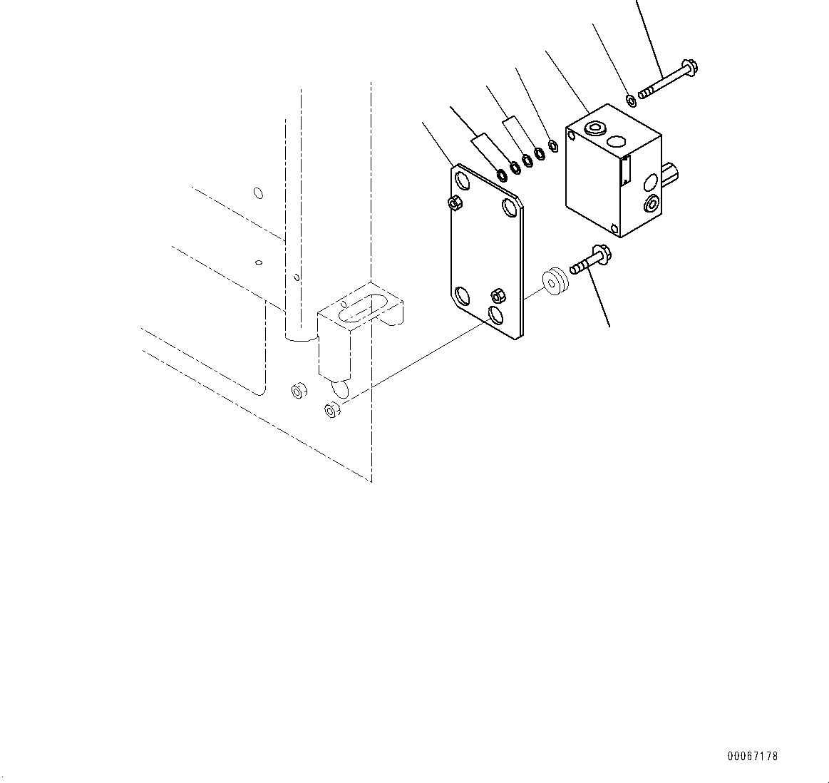 Komatsu parts book diagram for HD465-7E1 S/N 20001-UP (For EU): HYDRAULIC TANK, CHARGE VALVE RELATED PARTS (#20001-)