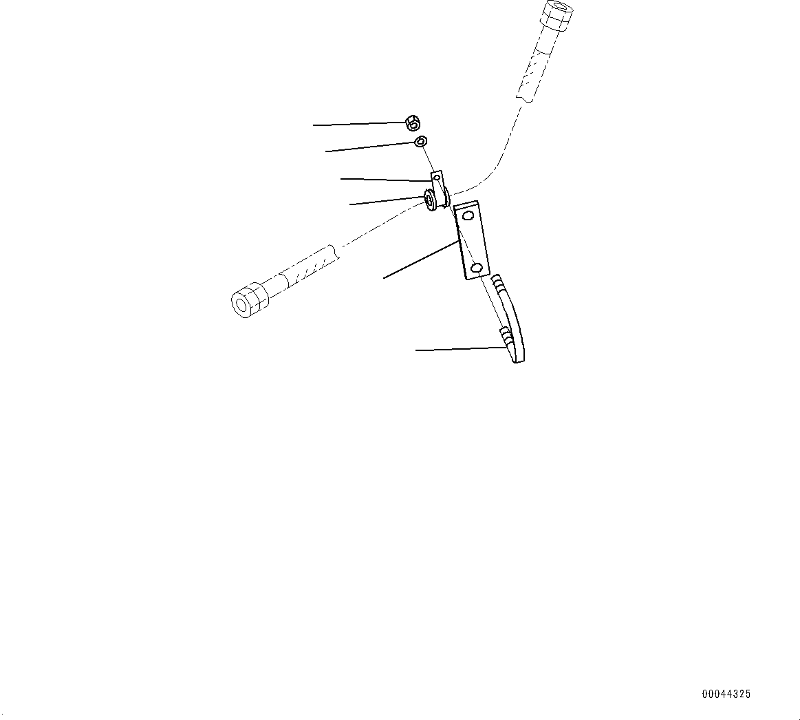 Komatsu parts book diagram for HD465-7E1 S/N 20001-UP (For EU): HYDRAULIC TANK, PARKING BRAKE PIPING (3/3) (#20001-)