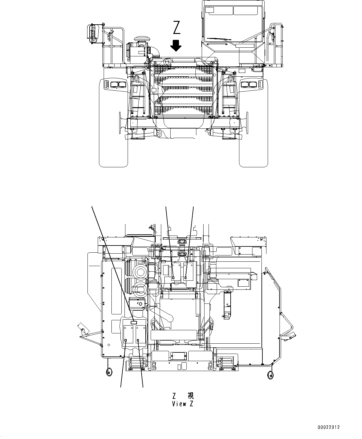 Komatsu parts book diagram for HD465-7E1 S/N 20001-UP (For EU): CAUTION PLATES (#20001-)