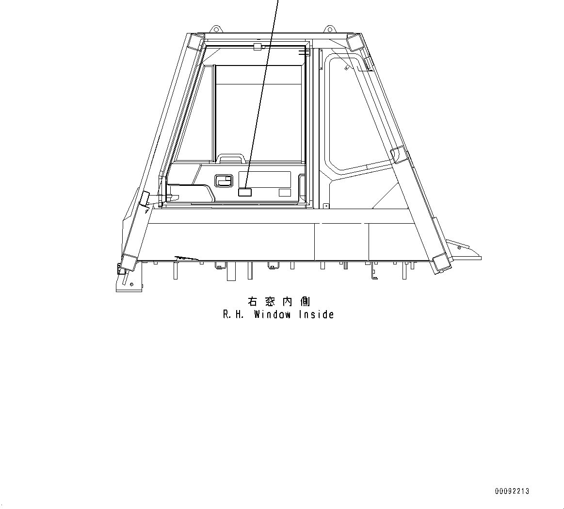 Komatsu parts book diagram for HD465-7E1 S/N 20001-UP (For EU): CAUTION PLATES, KOMTRAX (#20001-)