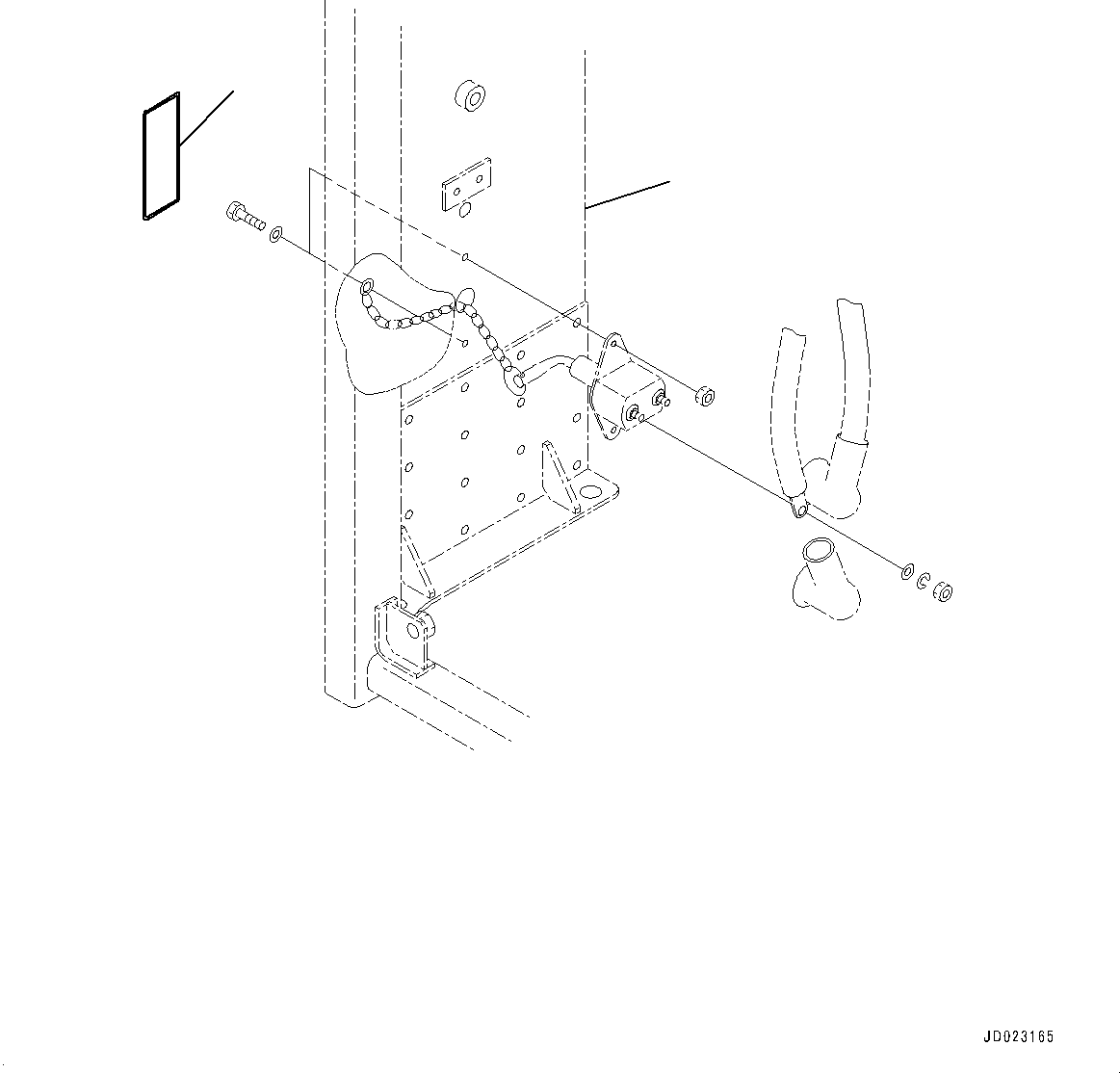 Komatsu parts book diagram for HD465-7E1 S/N 20001-UP (For EU): CAUTION PLATES (#20001-)