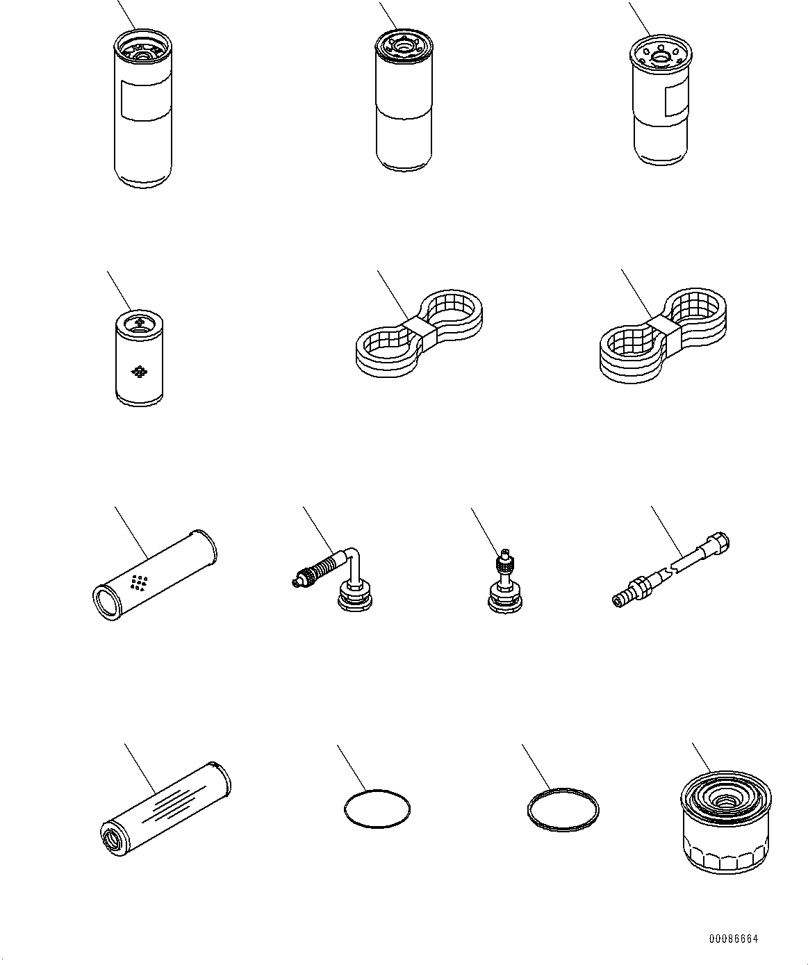 Komatsu parts book diagram for HD465-7E1 S/N 20001-UP (For EU): SPARE PARTS (#20001-)