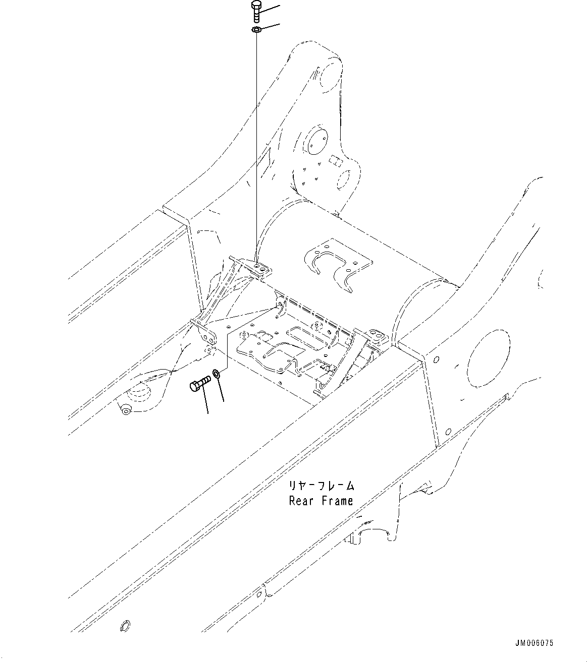 Komatsu parts book diagram for HD465-7E1 S/N 20001-UP (For EU): AUTO SPIN REGULATOR (ASR), MOUNTING (#20024-)