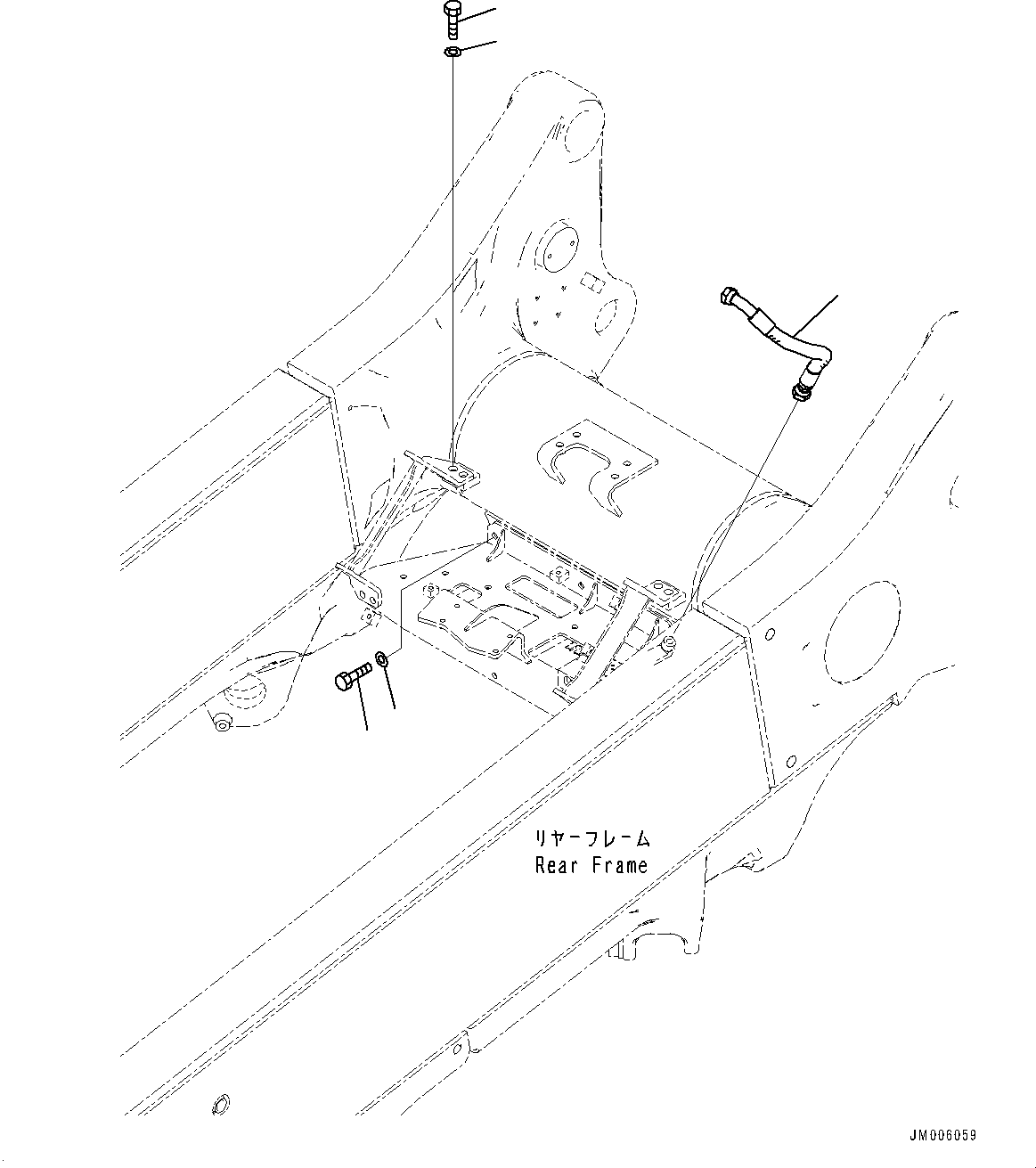 Komatsu parts book diagram for HD465-7E1 S/N 20001-UP (For EU): ANTI-SKID BRAKE SYSTEM (ABS) AND AUTO SPIN REGULATOR (ASR), VALVE AND BRACKET (#20001-)