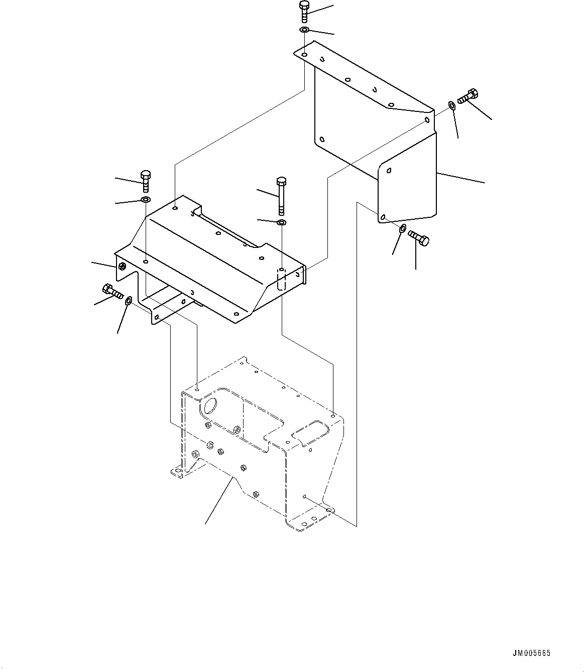 Komatsu parts book diagram for HD465-7E1 S/N 20001-UP (For EU): ANTI-SKID BRAKE SYSTEM (ABS), VALVE COVER (2/2) (#20024-)