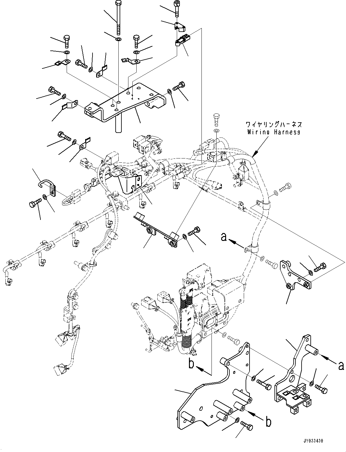 Komatsu parts book diagram for SAA6D140E-7D S/N 830556-UP (For PC650LC-11): FUEL RETURN (#830556-)