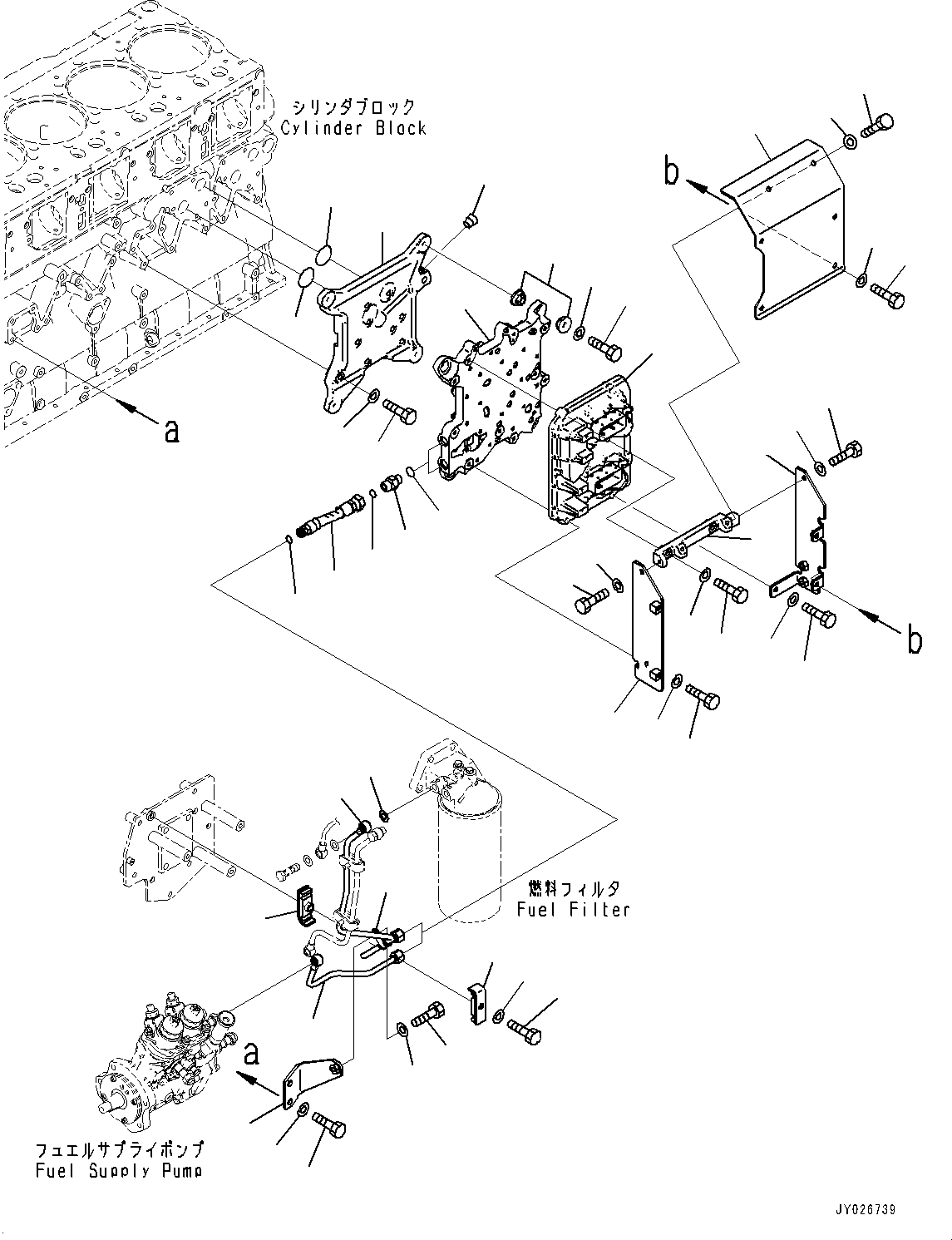 Komatsu parts book diagram for SAA6D140E-7D S/N 830556-UP (For PC650LC-11): ENGINE CONTROLLER (#830556-)