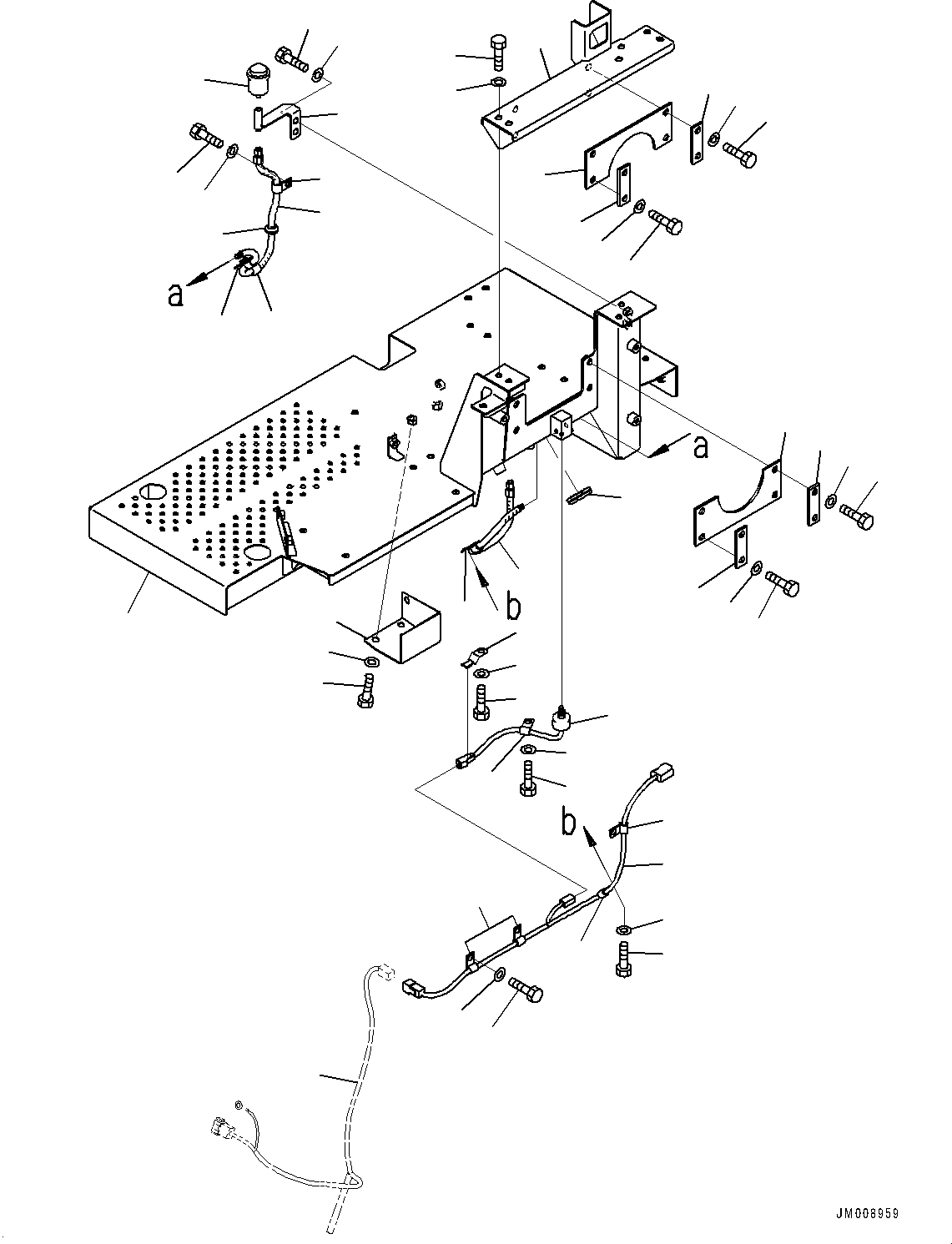 Dump Trucks Komatsu / HD325-8 S/N 50001-UP(0001112C) / Platform Group, Platform (#50001-)(L002001 : L3150-003001)