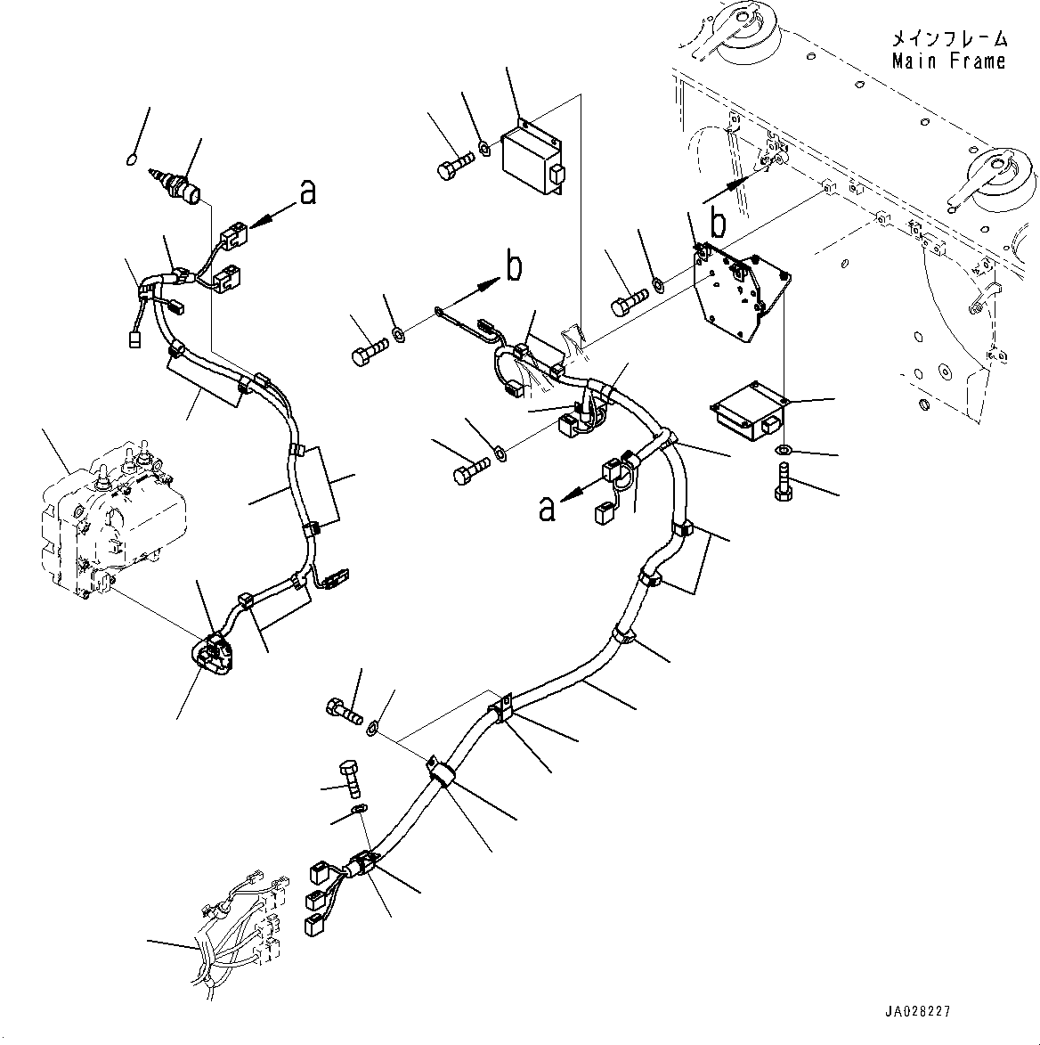 Bulldozers Komatsu / D51EX-24 S/N 10001-UP(0001119C) / Electric Wiring Harness, Wiring Harness (2/2) (#10001-)(E002003 : E0200-001003)