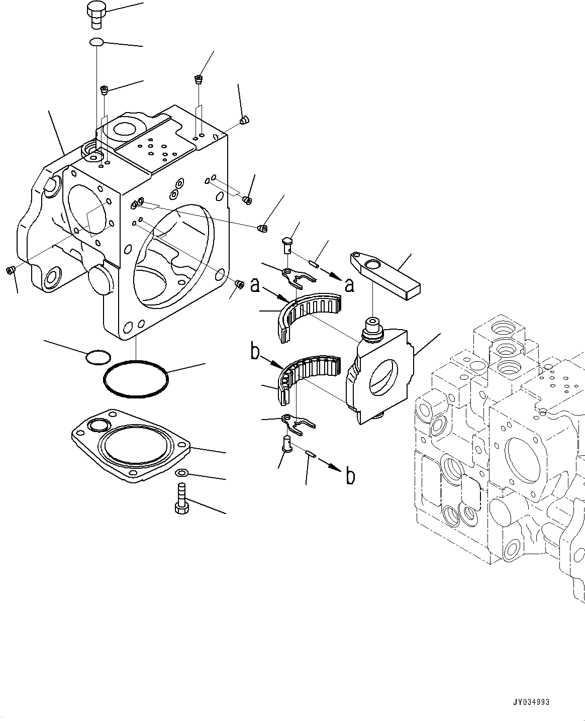 Bulldozers Komatsu / D51EX-24 S/N 10001-UP(0001119C) / Hydraulic Pump, HST Pump (6/11) (#10001-)(H004006 : H0210-001006)