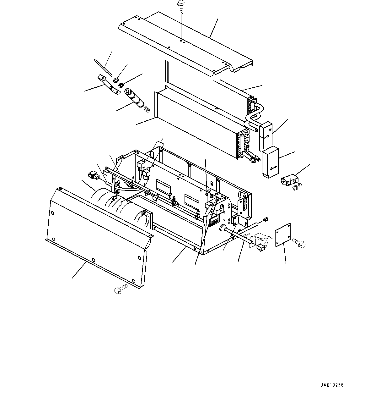 Bulldozers Komatsu / D51EX-24 S/N 10001-UP(0001119C) / Cab, DC Converter (#10001-)(K009025 : K0210-002025)