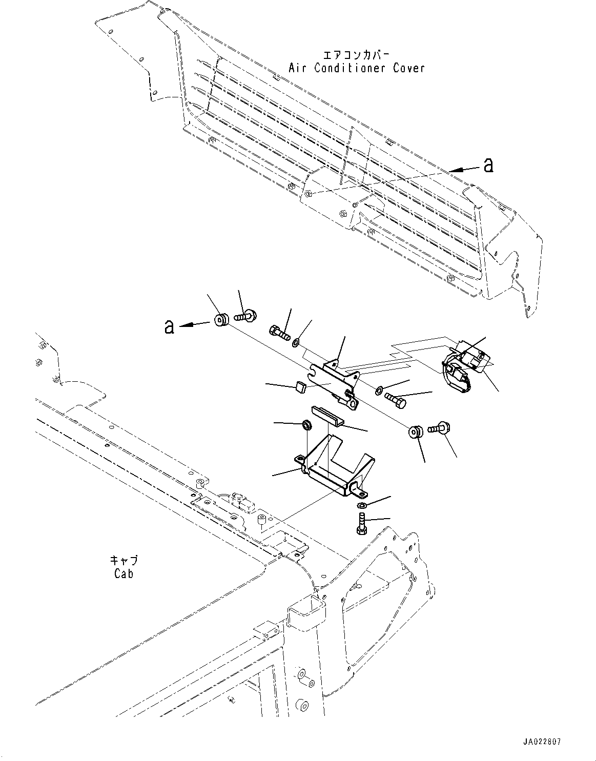 Bulldozers Komatsu / D51EX-24 S/N 10001-UP(0001119C) / Cab, Armrest (#10001-)(K009055 : K0210-002053)