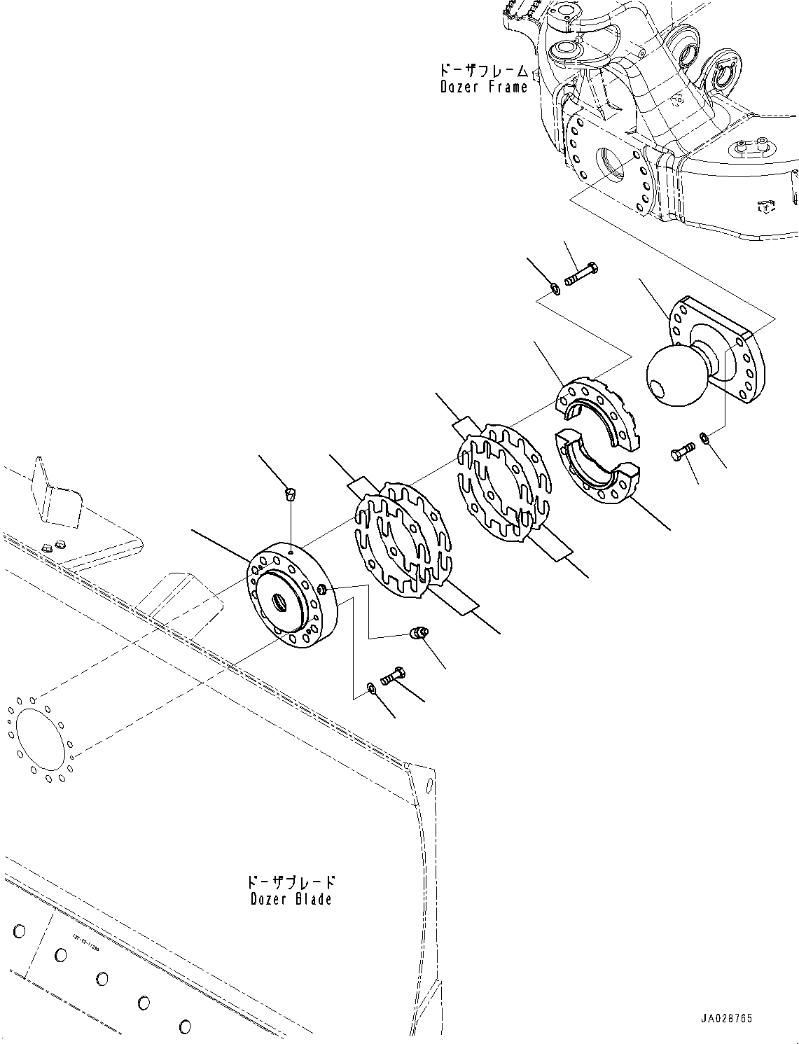 Bulldozers Komatsu / D51EX-24 S/N 10001-UP(0001119C) / Link, Trunnion (#10001-)(T002002 : T2115-001002)