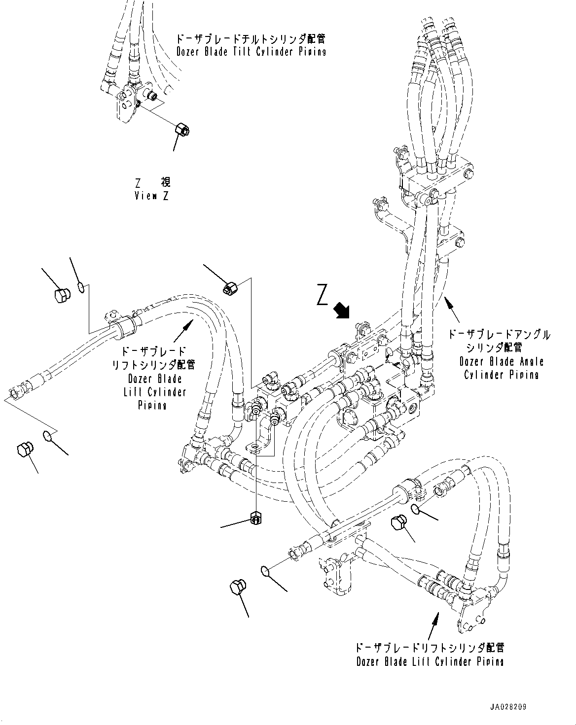 Bulldozers Komatsu / D51EX-24 S/N 10001-UP(0001119C) / Plug (#10001-)(T010001 : T2160-001001)