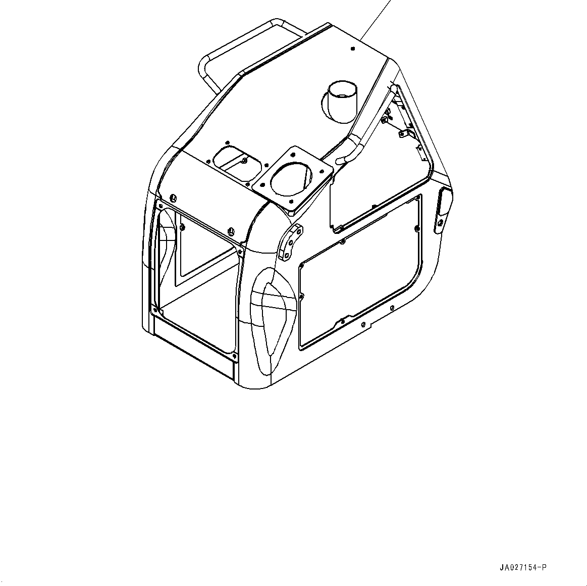 Bulldozers Komatsu / D51PX-24 S/N 10001-UP(0001120C) / Engine Hood, Hood (#10001-)(M002001 : M2141-001001)