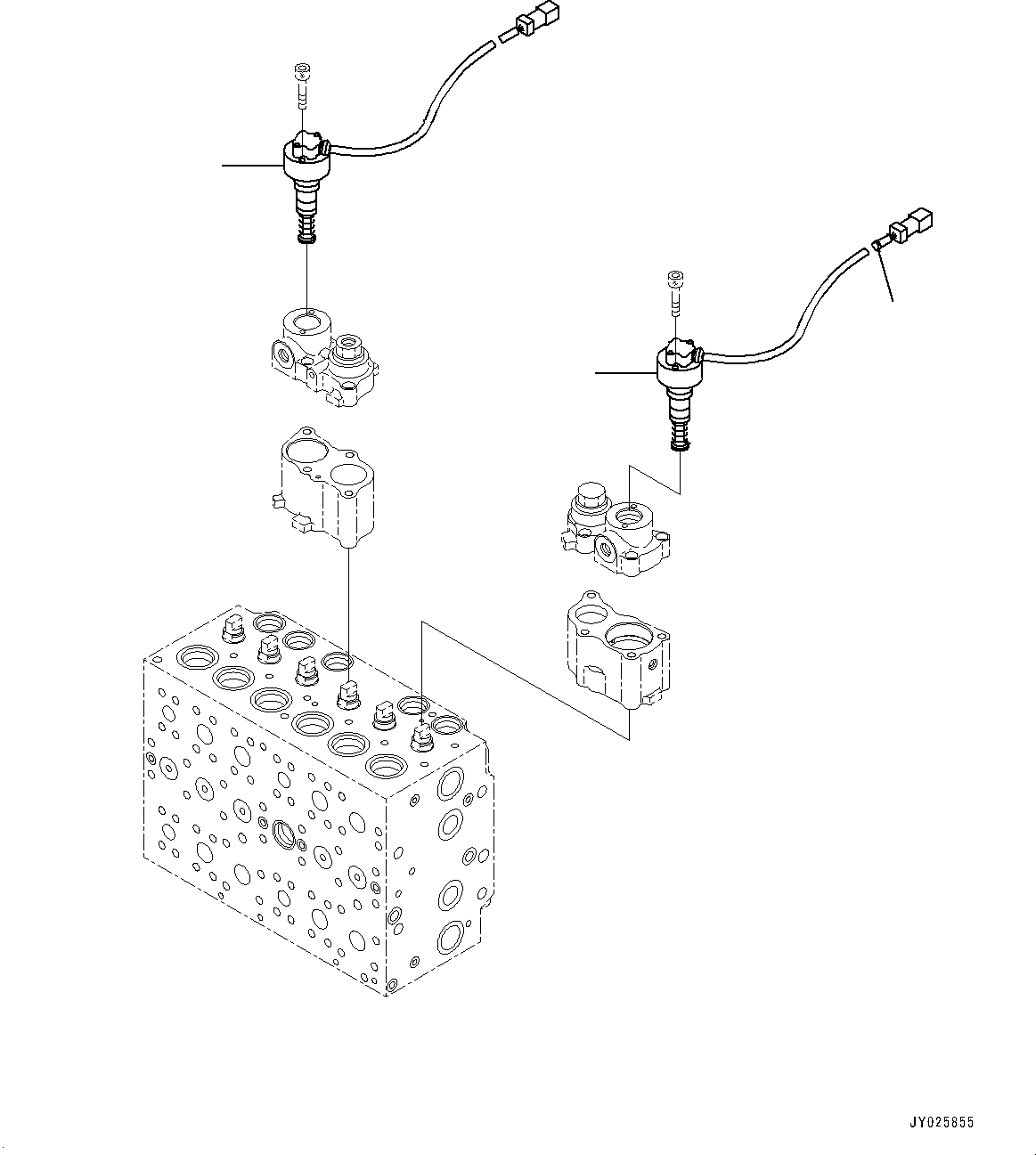 Excavators Komatsu / PC210LCI-11 S/N 500470-UP(0001123C) / Control Valve, 7-Spool (2/21) (7-Spool) (#500470-)(H006002 : H0120-002002)