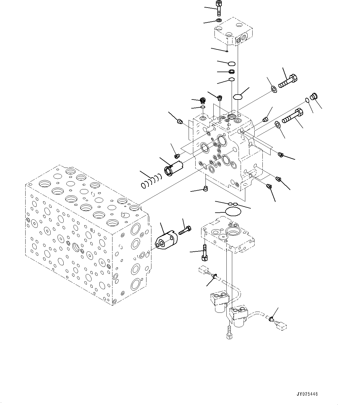 Excavators Komatsu / PC210LCI-11 S/N 500470-UP(0001123C) / Control Valve, 7-Spool (14/21) (7-Spool) (#500470-)(H006015 : H0120-002015)