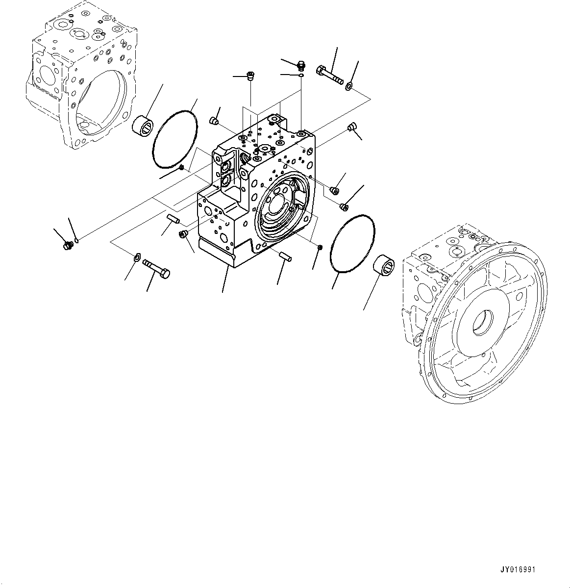 Excavators Komatsu / PC210LCI-11 S/N 500470-UP(0001123C) / Hydraulic Pump, Inner Parts (2/12) (#500470-)(H007002 : H0210-001002)