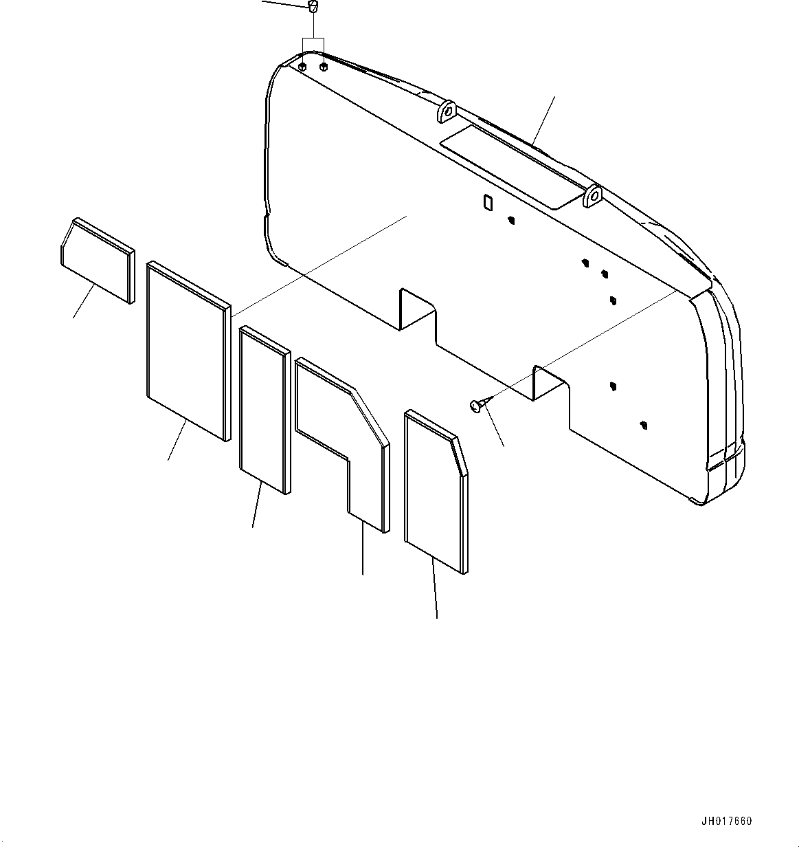 Excavators Komatsu / HB365LC-3 S/N 5001-UP(0001141C) / Counterweight, (6320kg) (#5001-)(M013001 : M1510-003001)