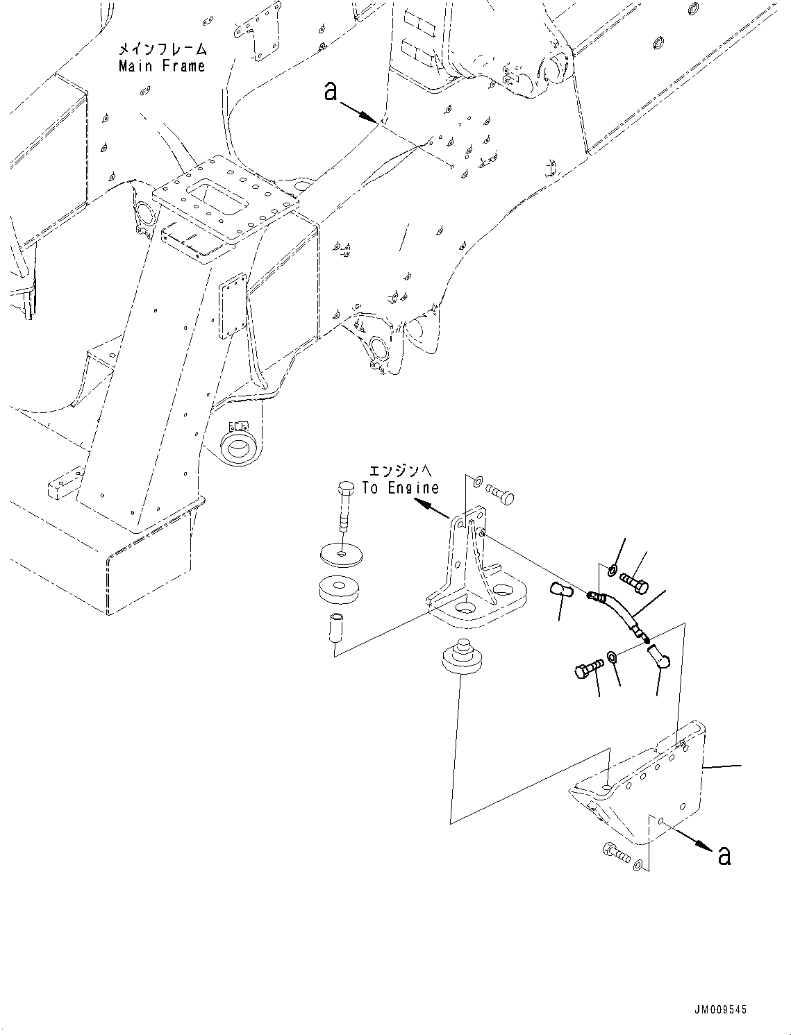 Dump Trucks Komatsu / HD1500-8 S/N 81001-UP(0001174C) / Engine Related Parts, Cable (1/2) (#81001-)(B001004 : B0000-004004)