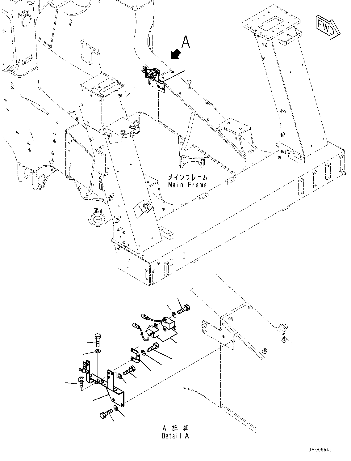Dump Trucks Komatsu / HD1500-8 S/N 81001-UP(0001174C) / Engine Related Parts, Bracket (1/3) (#81001-)(B002005 : B0000-001005)