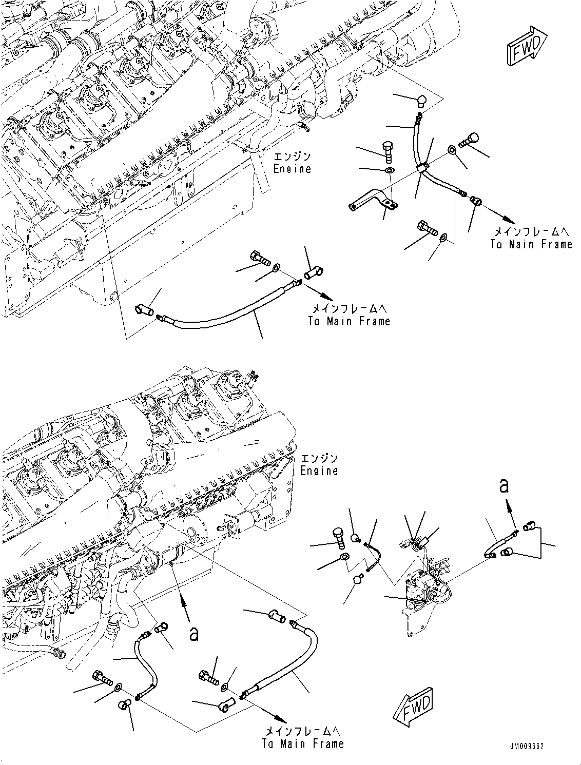 Dump Trucks Komatsu / HD1500-8 S/N 81001-UP(0001174C) / Engine Related Parts, Cable (2/2) (#81001-)(B003006 : B0000-006006)