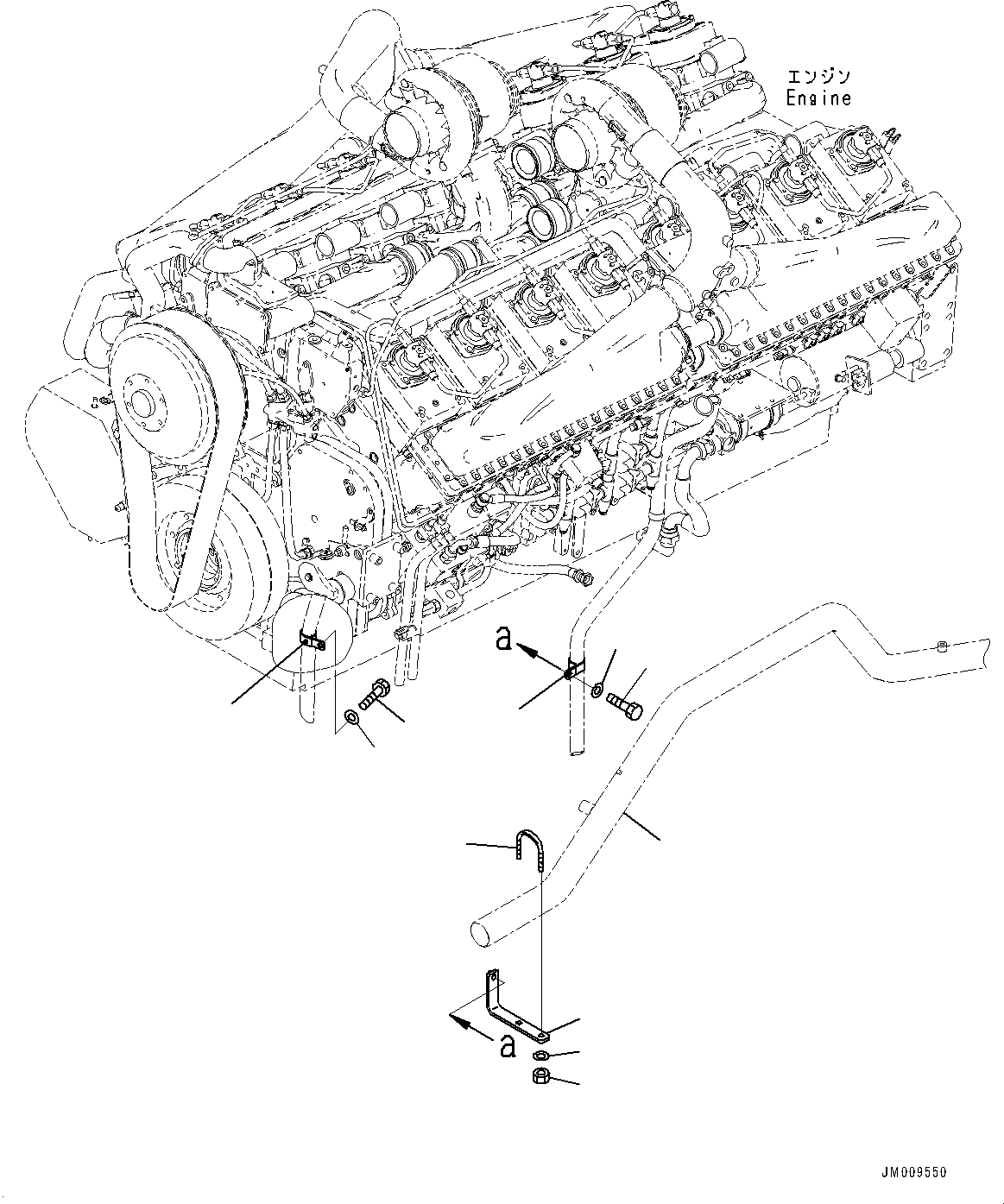 Dump Trucks Komatsu / HD1500-8 S/N 81001-UP(0001174C) / Engine Related Parts, Clip (#81001-)(B002007 : B0000-001007)