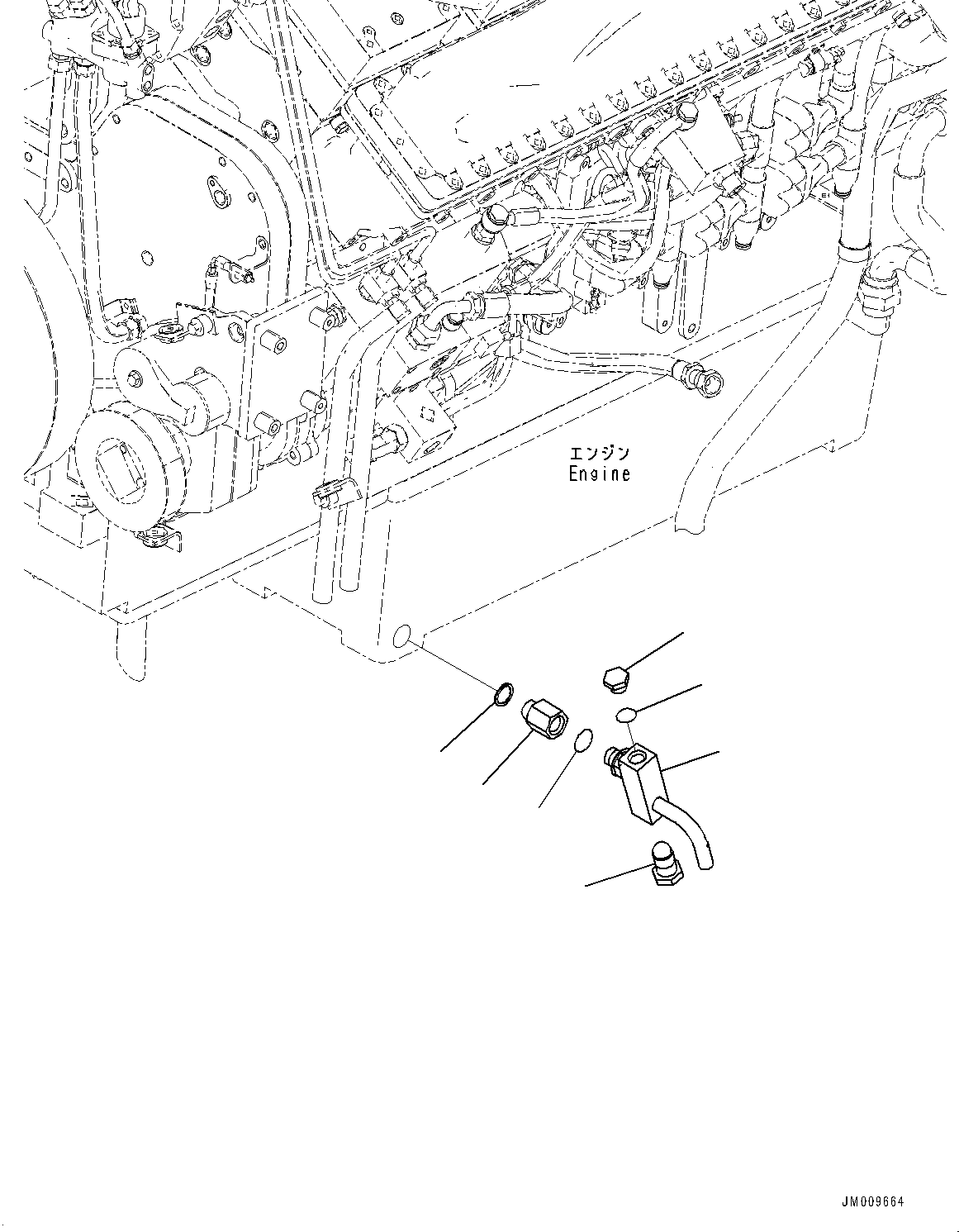 Dump Trucks Komatsu / HD1500-8 S/N 81001-UP(0001174C) / Engine Related Parts, Bracket (2/3) (#81001-)(B001010 : B0000-004010)