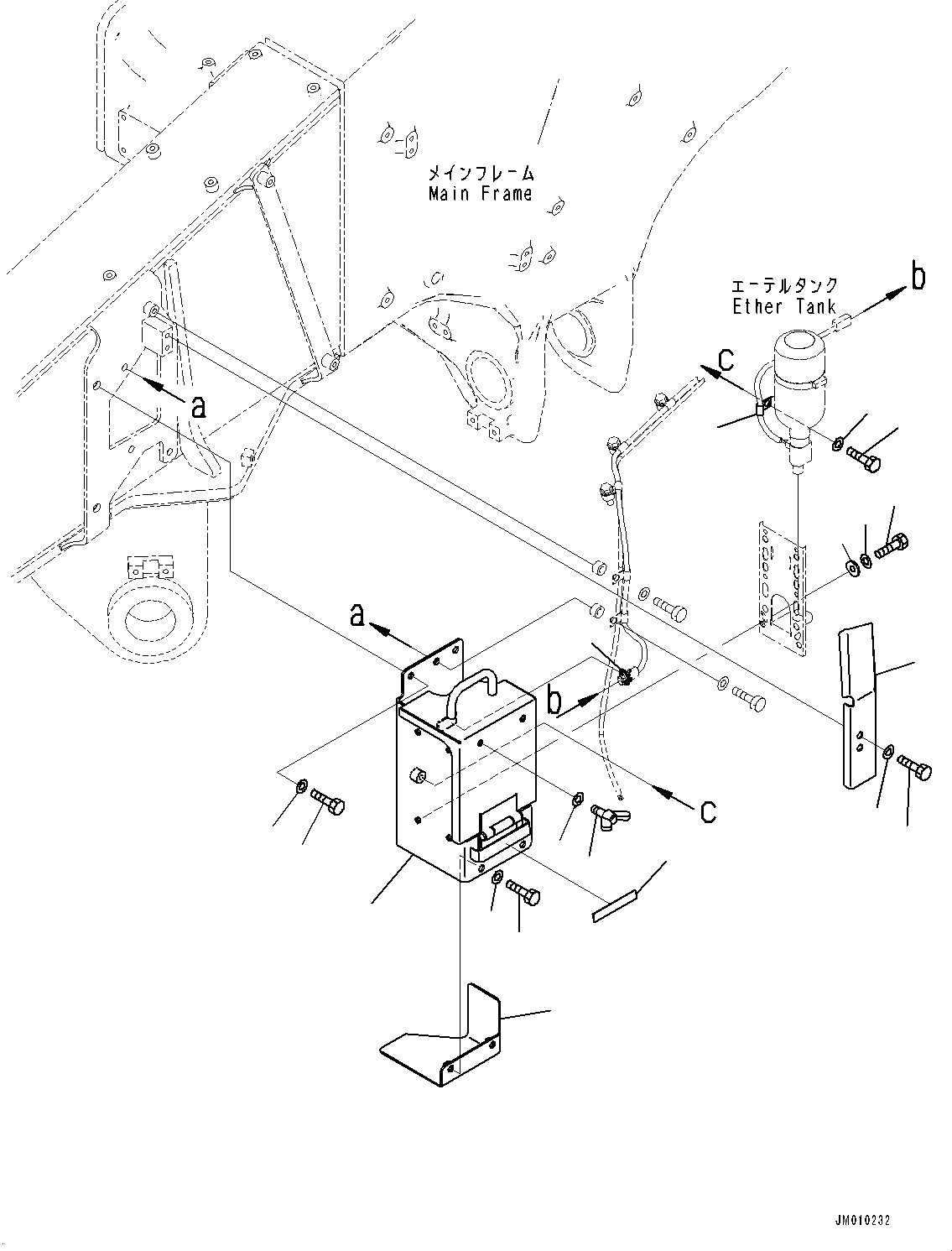 Dump Trucks Komatsu / HD1500-8 S/N 81001-UP(0001174C) / Engine Related Parts, Tube (#81001-)(B001016 : B0000-004016)
