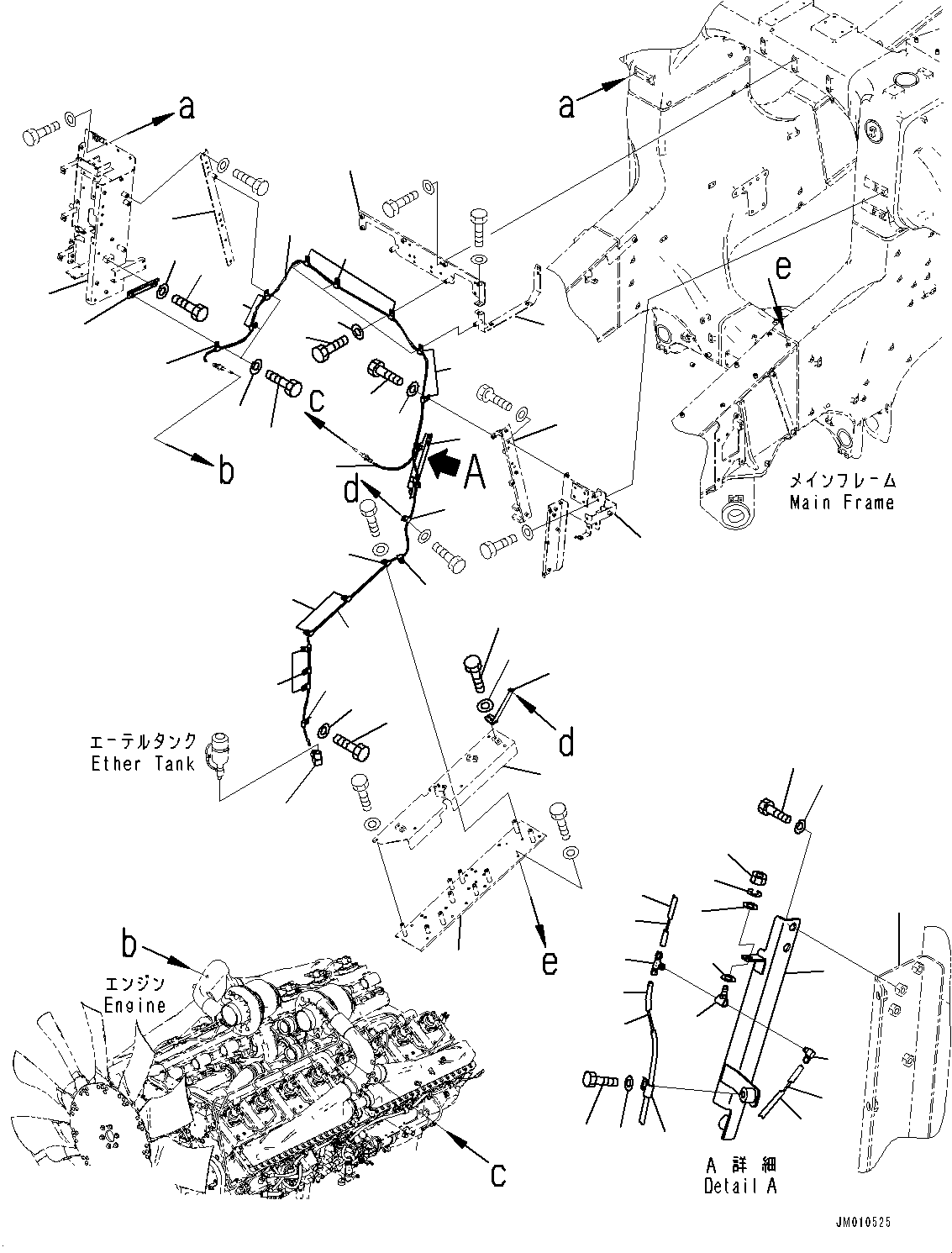 Dump Trucks Komatsu / HD1500-8 S/N 81001-UP(0001174C) / Engine Related Parts, Wiring Harness (2/2) (#81001-)(B003017 : B0000-006017)