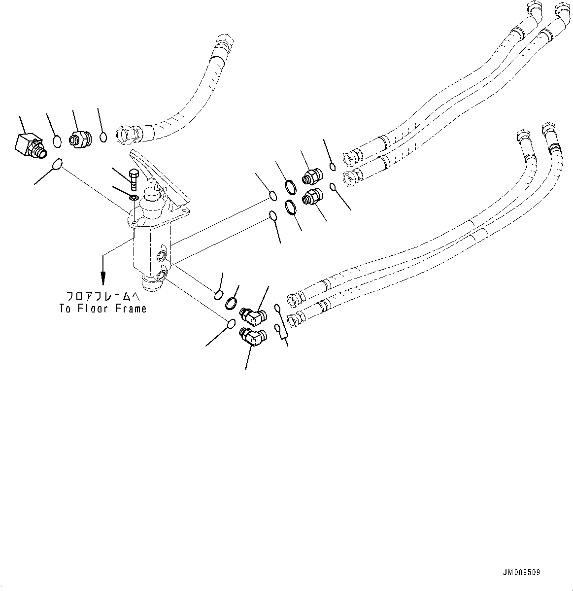 Dump Trucks Komatsu / HD1500-8 S/N 81001-UP(0001174C) / Cab, Brake Valve Related Parts (#81028-)(K003027 : K0200-009027)