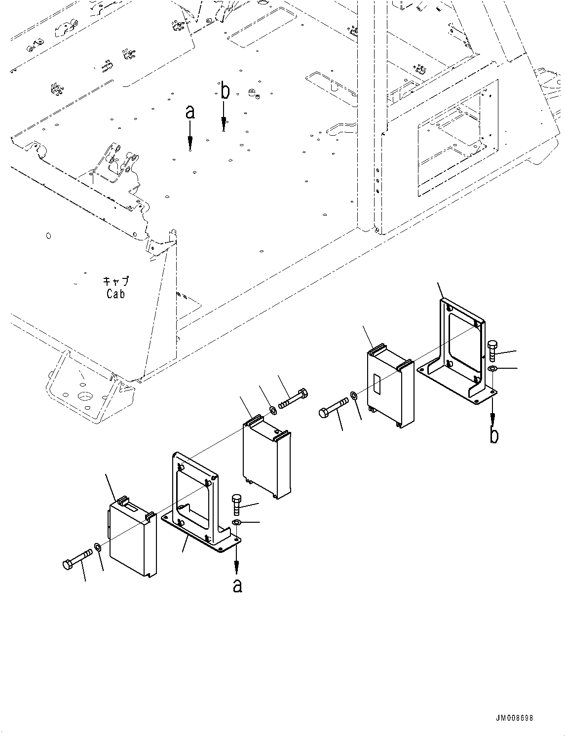Dump Trucks Komatsu / HD1500-8 S/N 81001-UP(0001174C) / Cab, Controller (#81028-)(K003048 : K0200-009048)