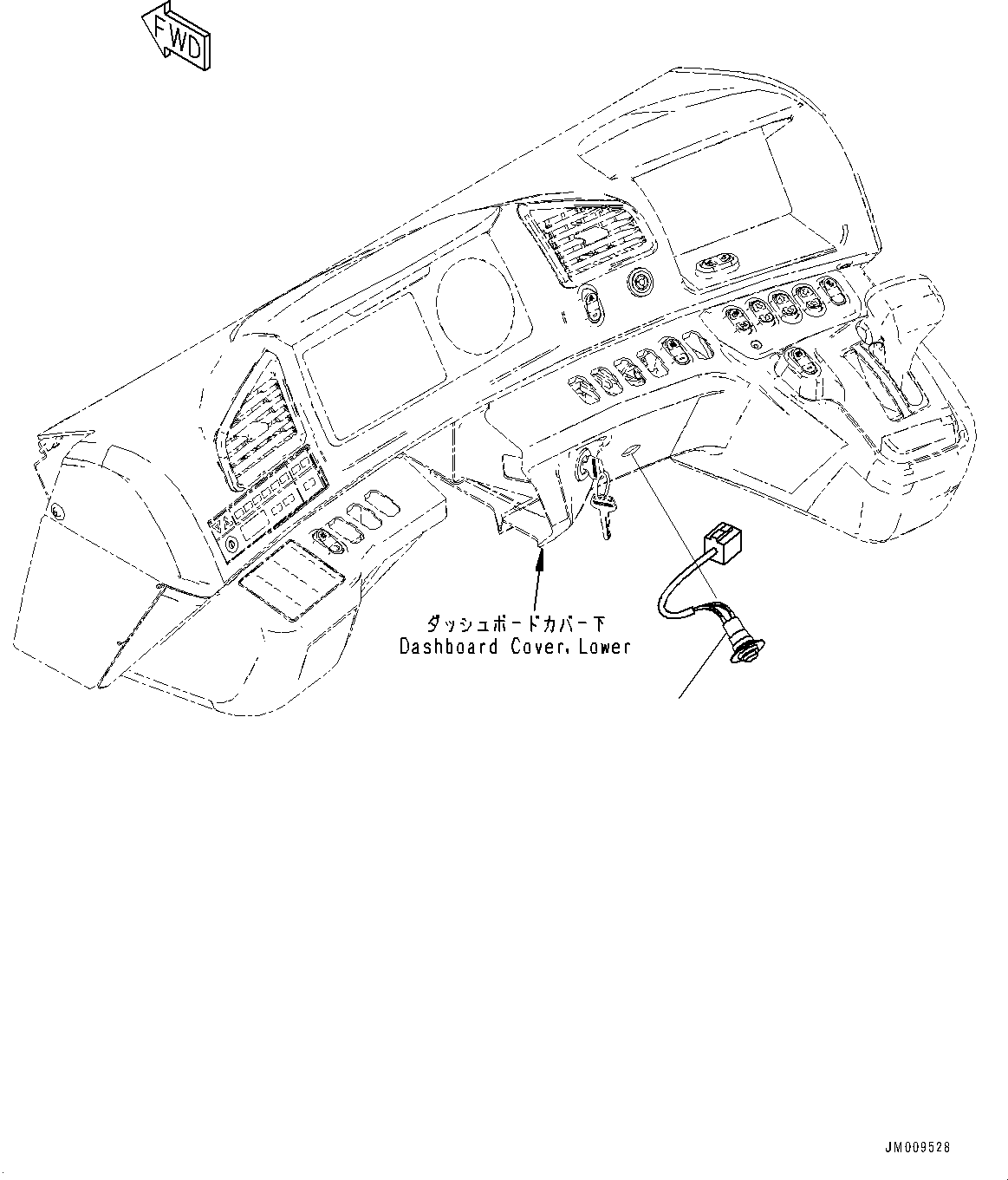 Dump Trucks Komatsu / HD1500-8 S/N 81001-UP(0001174C) / Cab, Auto-greasing Switch (#81028-)(K003062 : K0200-009062)