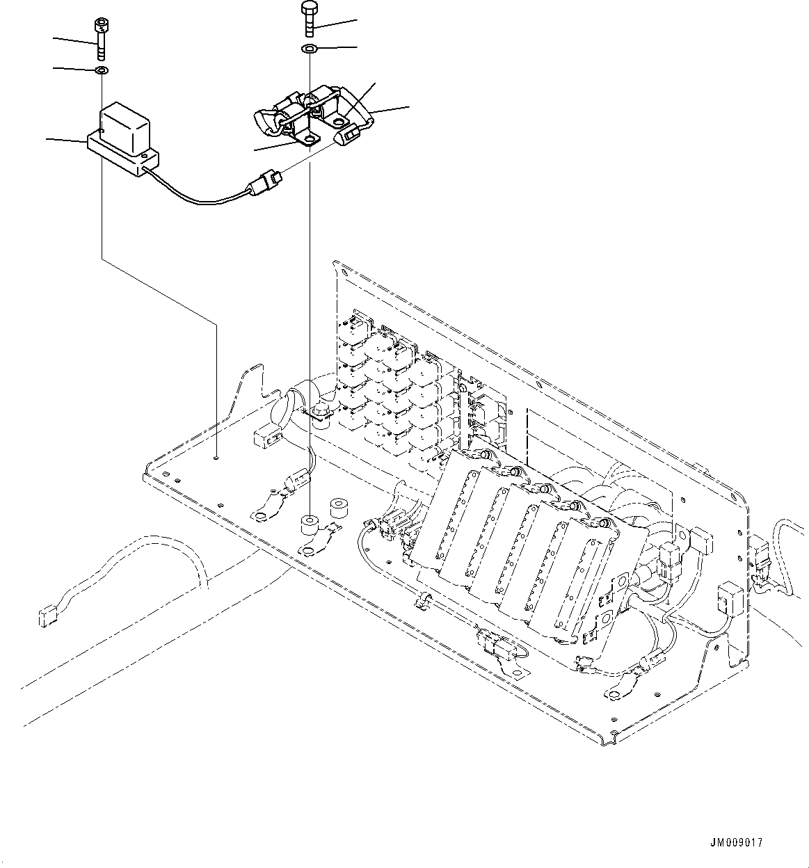 Dump Trucks Komatsu / HD1500-8 S/N 81001-UP(0001174C) / Cab, Roll Over Angle Sensor (#81028-)(K003074 : K0200-009074)