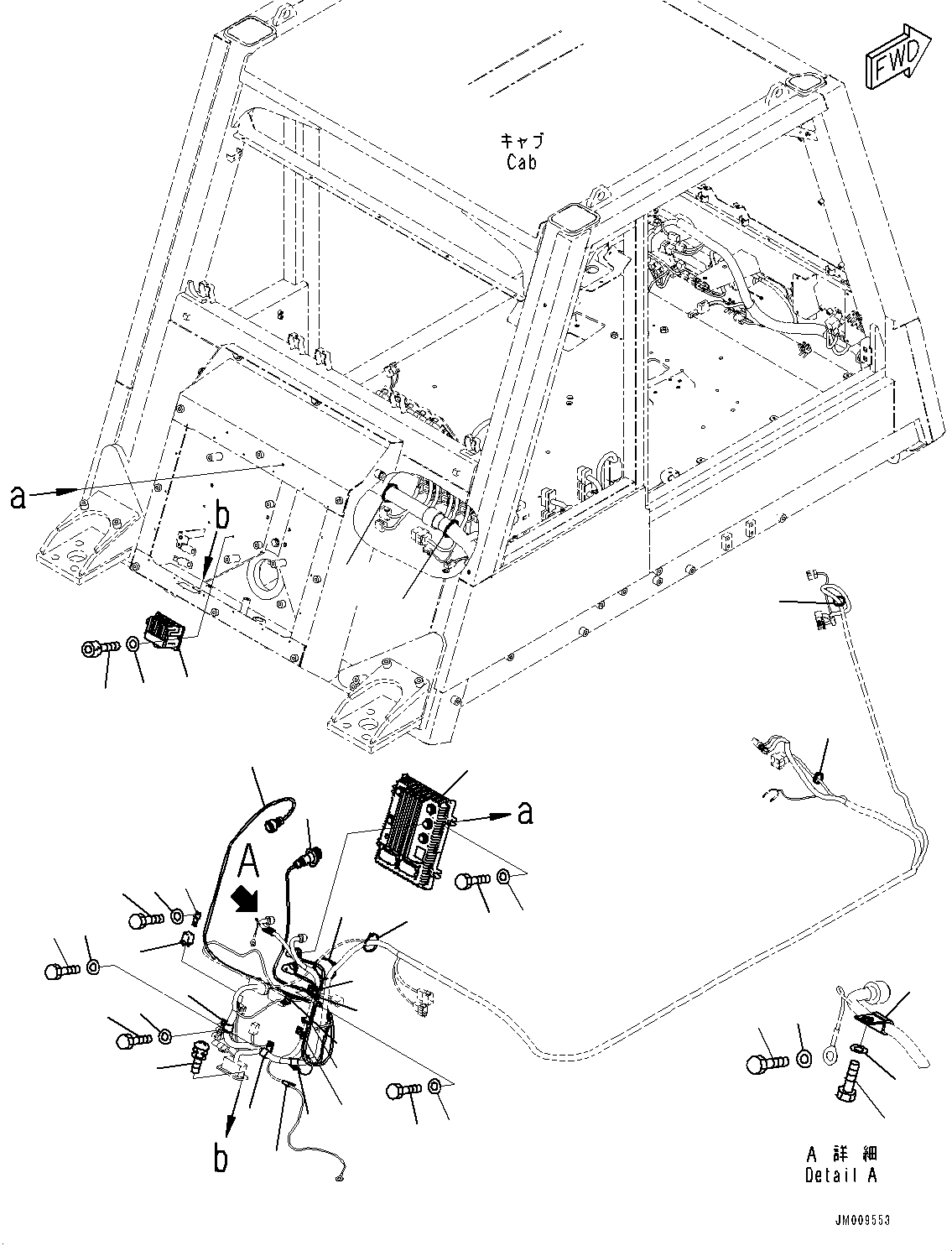 Dump Trucks Komatsu / HD1500-8 S/N 81001-UP(0001174C) / Cab, KomVision Controller (#81001-)(K001078 : K0200-001078)