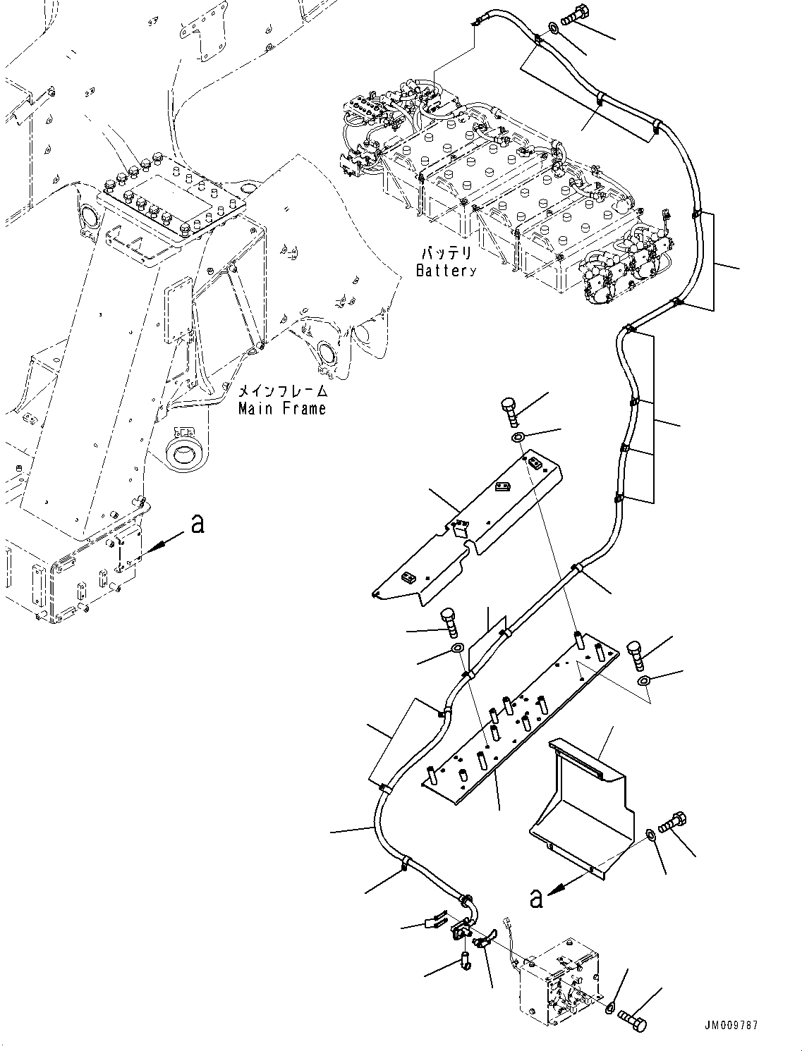 Dump Trucks Komatsu / HD1500-8 S/N 81001-UP(0001174C) / Battery Isolator, Wiring Harness (#81001-)(W011002 : W3132-001002)