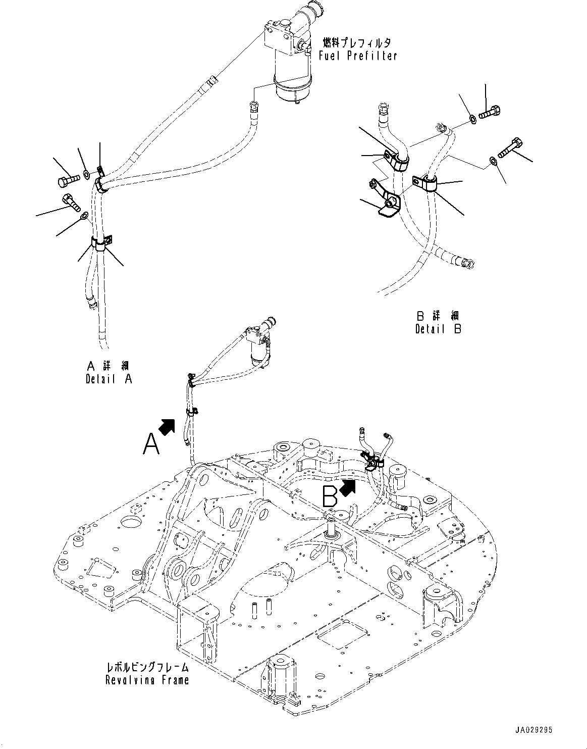 Komatsu parts book diagram for PC78USI-10 S/N 33279-40999: ”R—ї ”ZЉЗ, ”ZЉЗЋж•T‚Ї(#33279-)