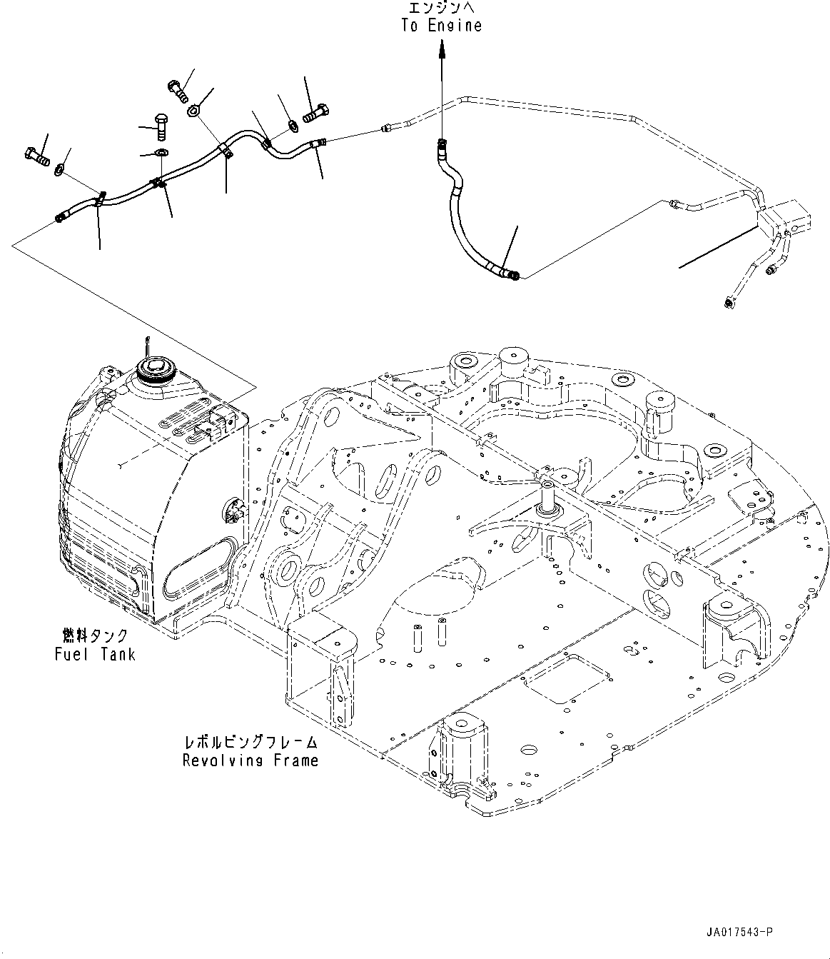 Komatsu parts book diagram for PC78USI-10 S/N 33279-40999: ”R—ї ”ZЉЗ, ША ?Э ”ZЉЗ(#33279-)