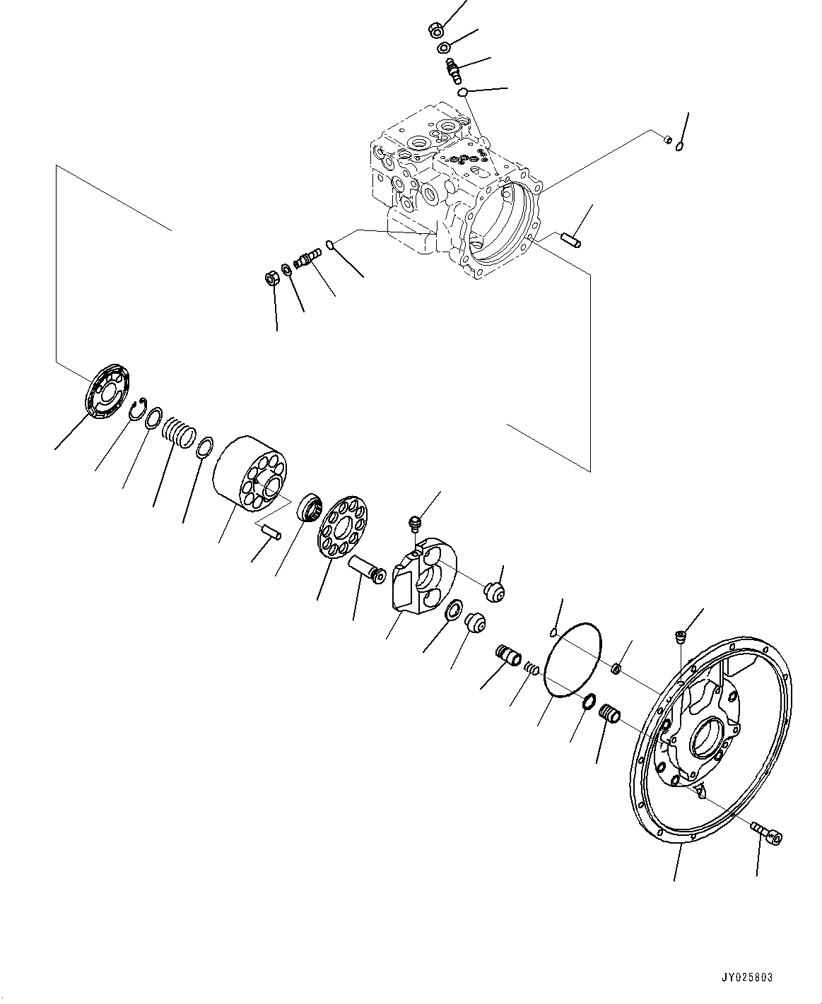 Komatsu parts book diagram for PC78USI-10 S/N 33279-40999: –ы€іОЯЭМЯ, ЛЯЅДЭ ОЯЭМЯ (2/4)(#33279-38549)