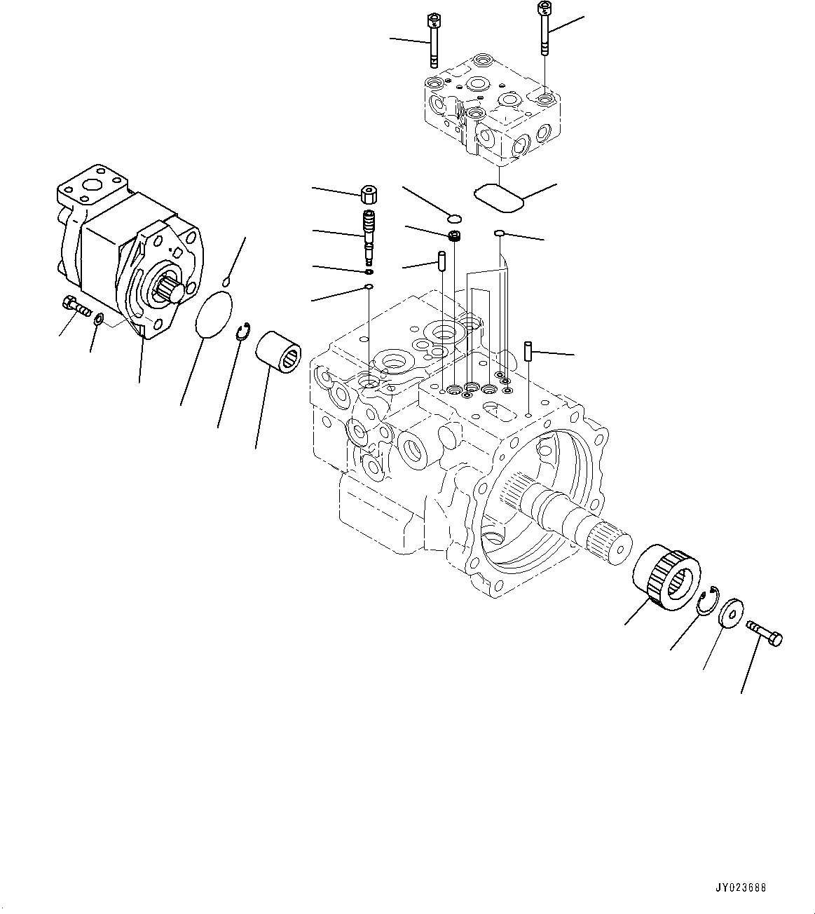 Komatsu parts book diagram for PC78USI-10 S/N 33279-40999: –ы€іОЯЭМЯ, ЛЯЅДЭ ОЯЭМЯ (4/4)(#33279-38549)