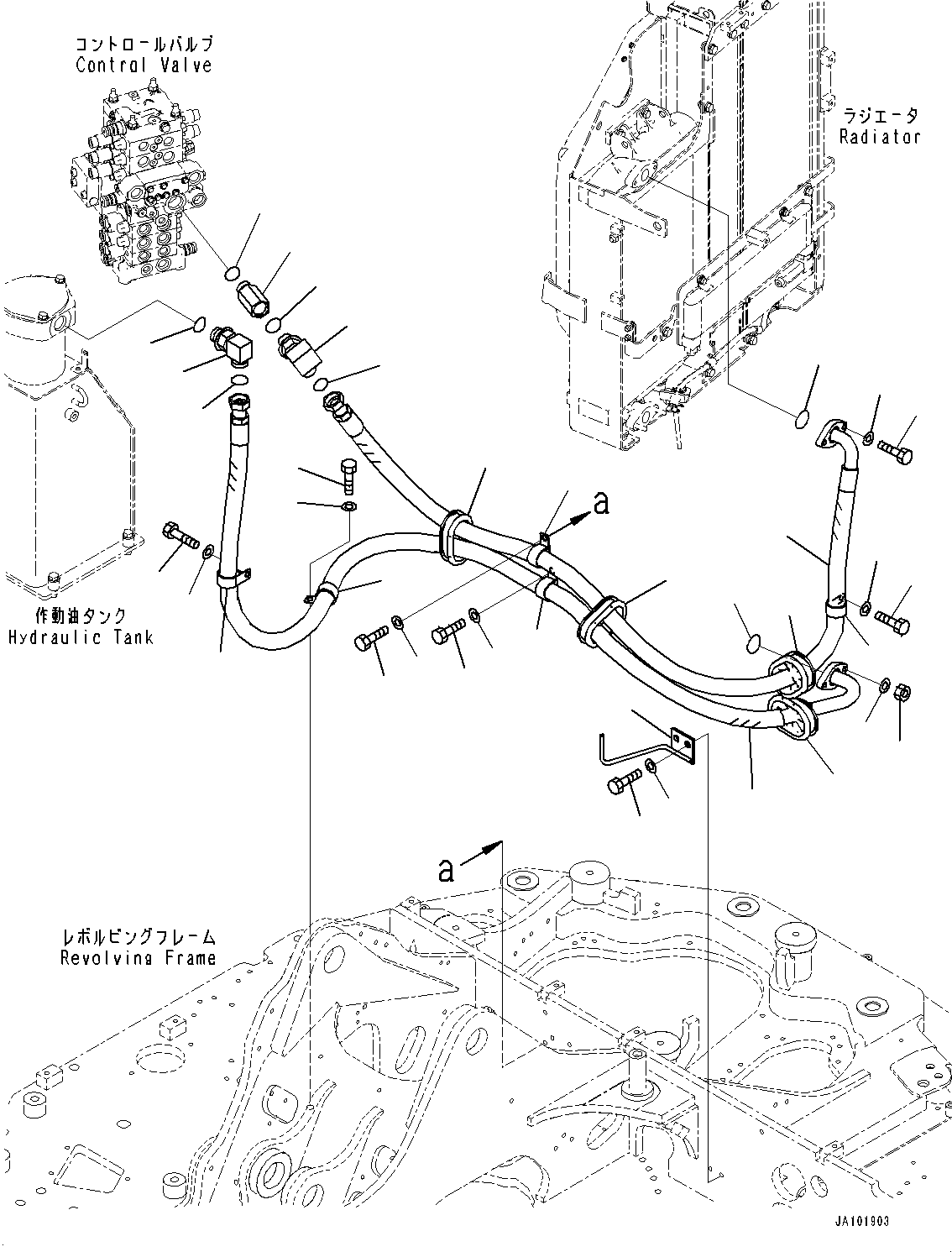 Komatsu parts book diagram for PC78USI-10 S/N 33279-40999: ?ІЩ ё ?Ч ”ZЉЗ, (1  ? ?ЛЮЅ КЮЩМЮ •T)(#33043-)