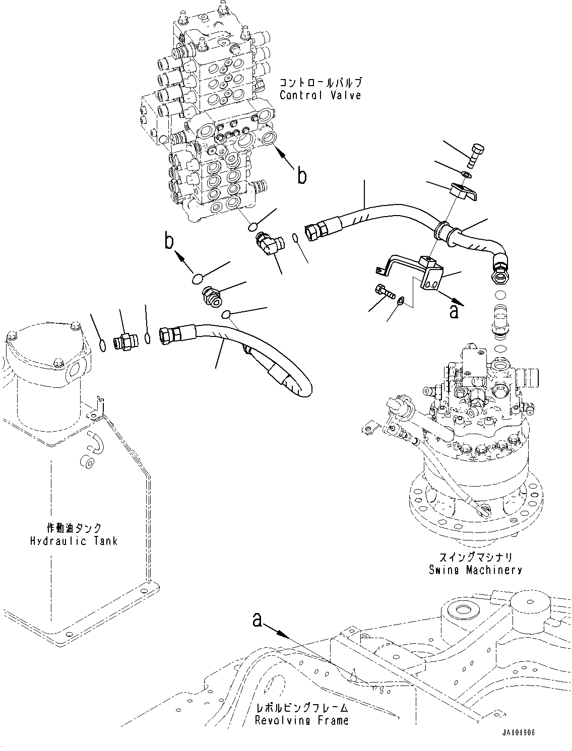 Komatsu parts book diagram for PC78USI-10 S/N 33279-40999: ША ?Э ”ZЉЗ, (1  ? ?ЛЮЅ КЮЩМЮ •T)(#33043-)
