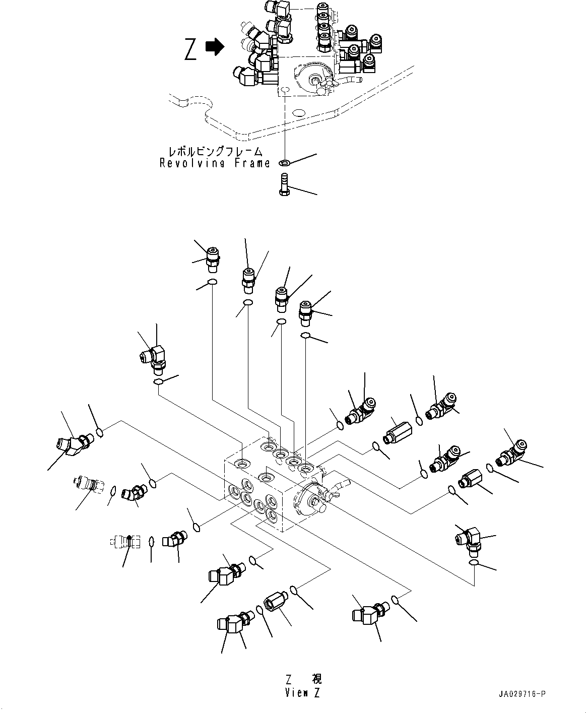 Komatsu parts book diagram for PC78USI-10 S/N 33279-40999: PPC ”ZЉЗ, ‘ЂЌмКЯА ?Э ђШ‚иЉ ?‚ ?•Щ (2/2)(#33279-)