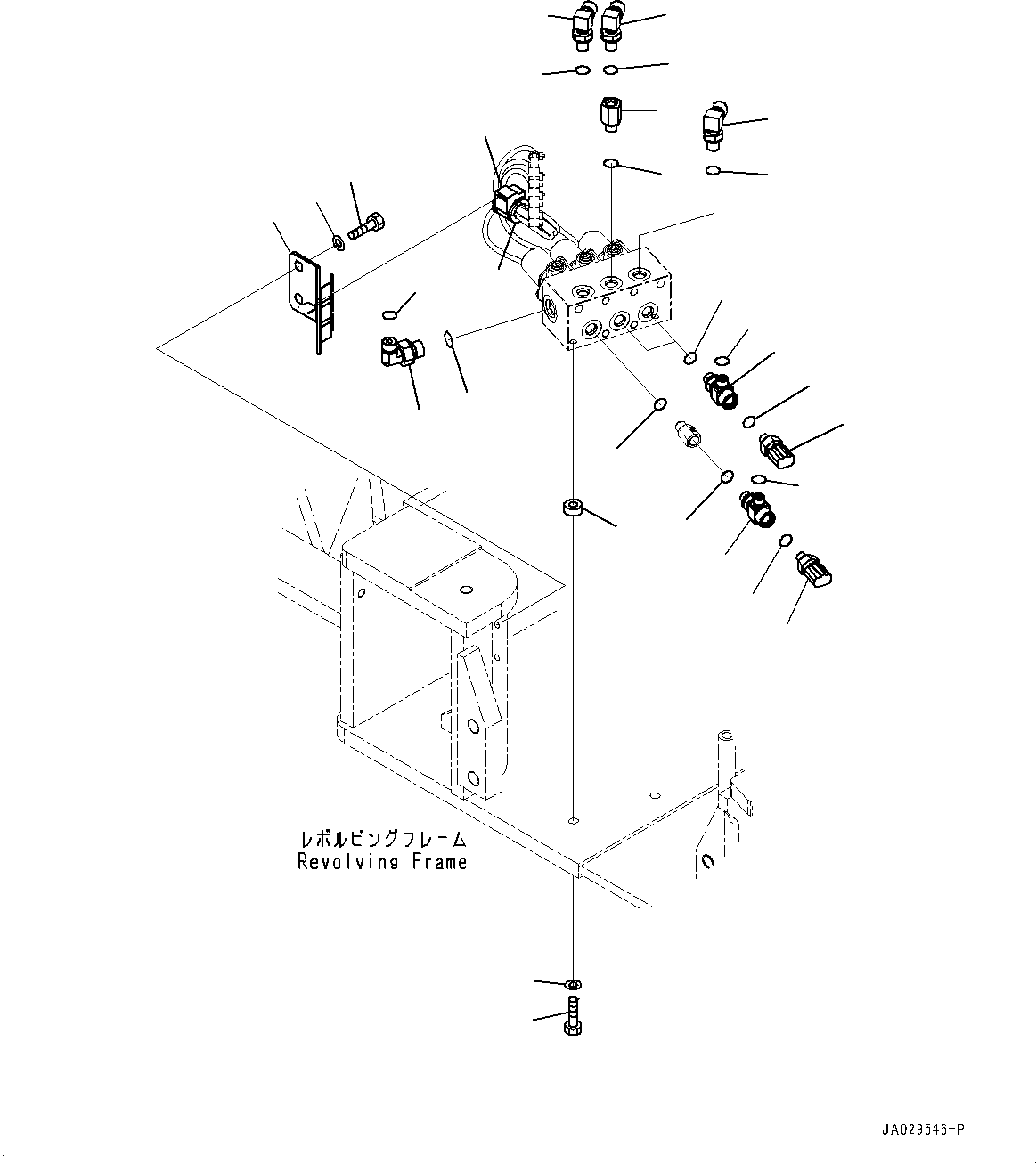 Komatsu parts book diagram for PC78USI-10 S/N 33279-40999: PPC ”ZЉЗ, Ћж•T‚Ї (2/2)(#33279-)