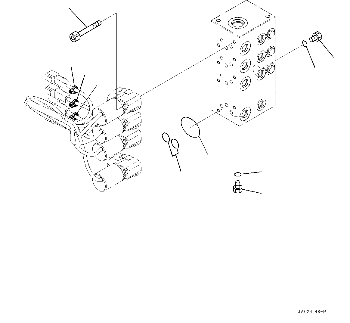 Komatsu parts book diagram for PC78USI-10 S/N 33279-40999: PPC ”ZЉЗ, єИёГЁЭёЮ •”•I (2/2)(#33279-)