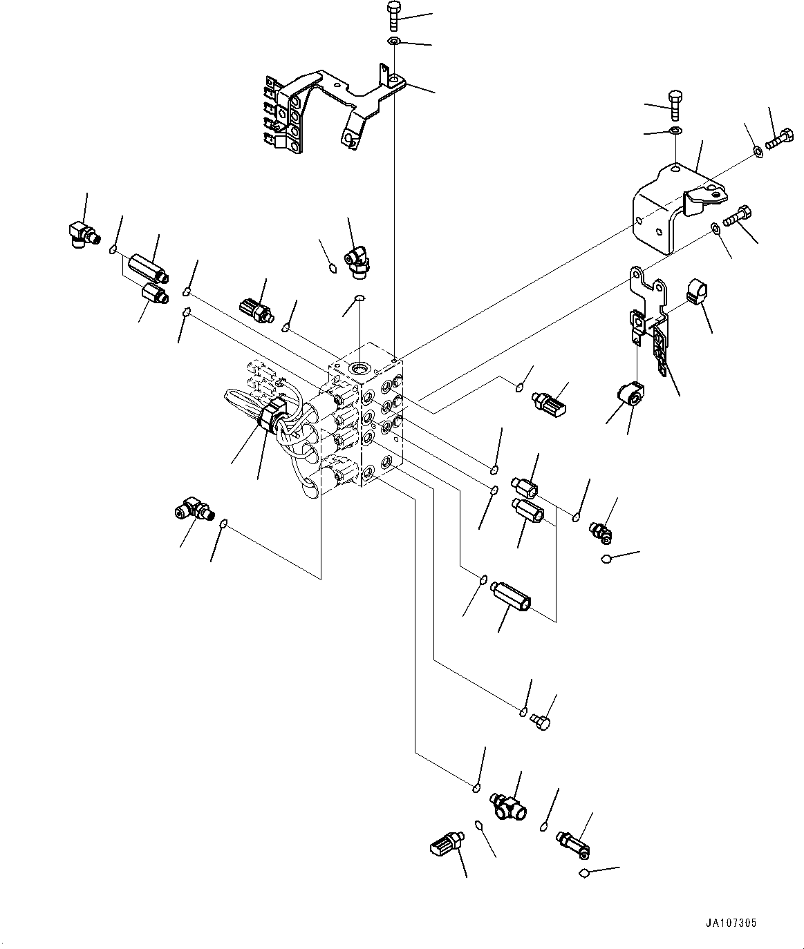 Komatsu parts book diagram for PC78USI-10 S/N 33279-40999: PPC ”ZЉЗ, МЮЧ№ЇДҐґЩОЮ(#36909-)