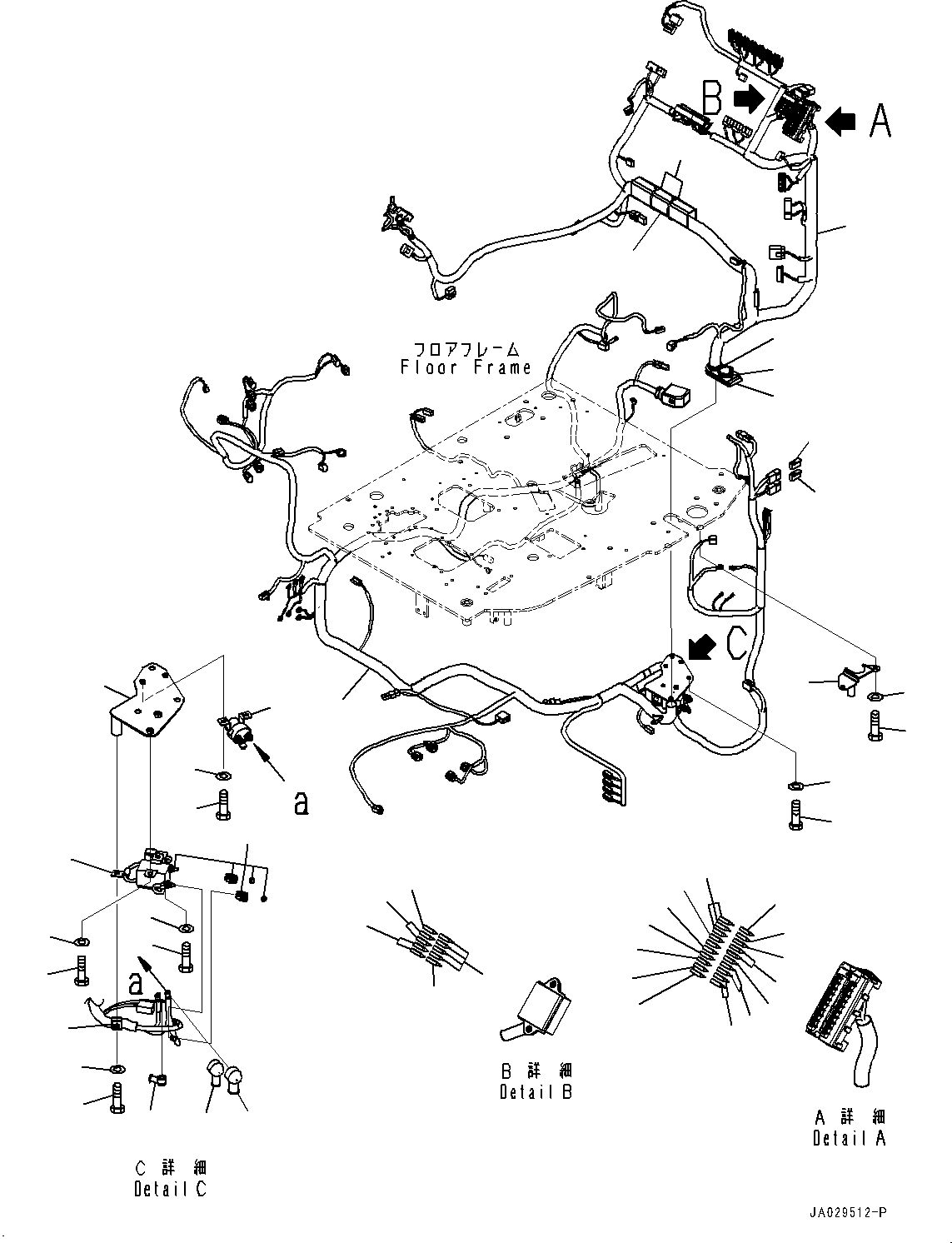 Komatsu parts book diagram for PC78USI-10 S/N 33279-40999: МЫ ? МЪ ?С, МЫ ? ЬІФШЭёЮК ?ИЅ(#33279-)
