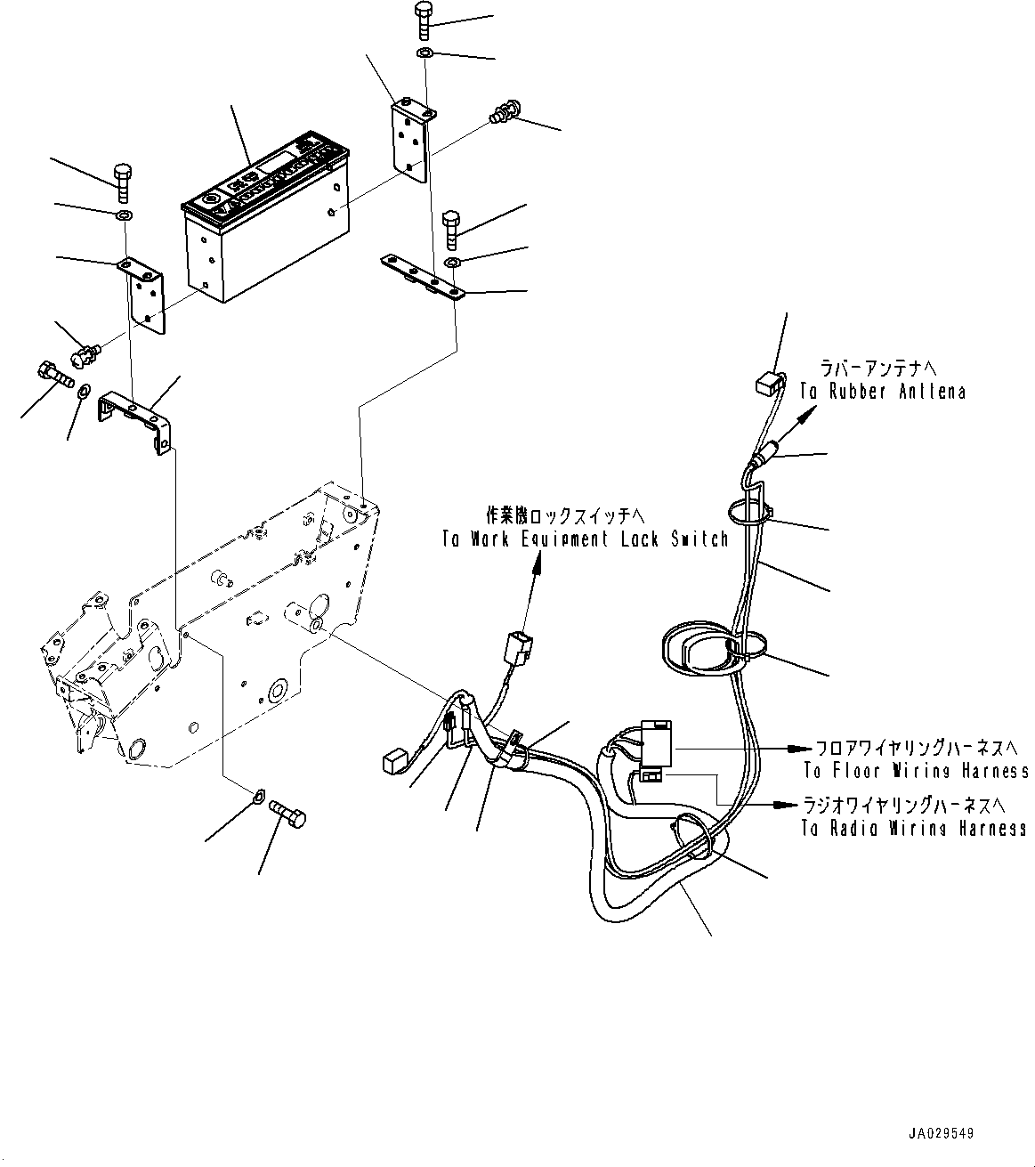 Komatsu parts book diagram for PC78USI-10 S/N 33279-40999: МЫ ? МЪ ?С, ЧјЮ ?(#33279-)