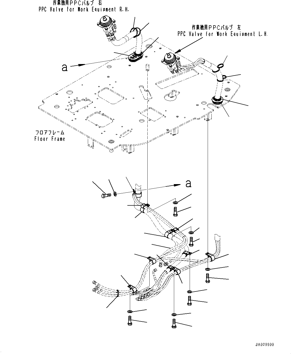 Komatsu parts book diagram for PC78USI-10 S/N 33279-40999: МЫ ? МЪ ?С, PPC КЮЩМЮ ”ZЉЗ ёЧЭМЯ(#33279-)