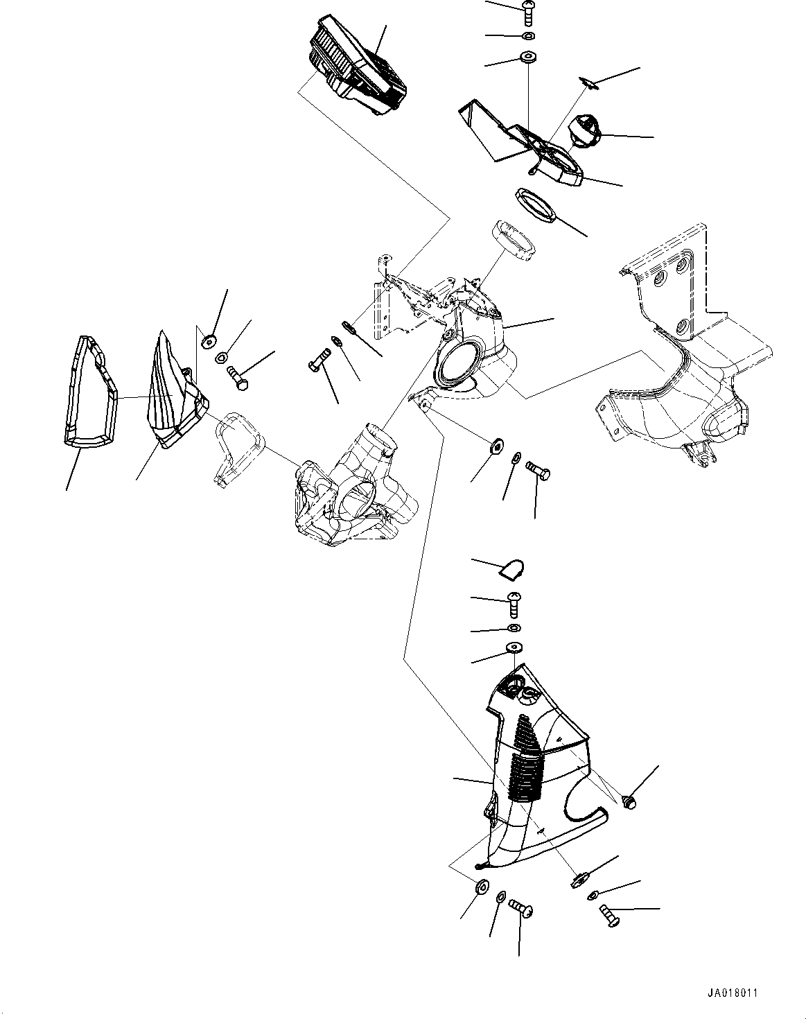 Komatsu parts book diagram for PC78USI-10 S/N 33279-40999: МЫЭД  ?КЮ ?, УЖА(#33279-)